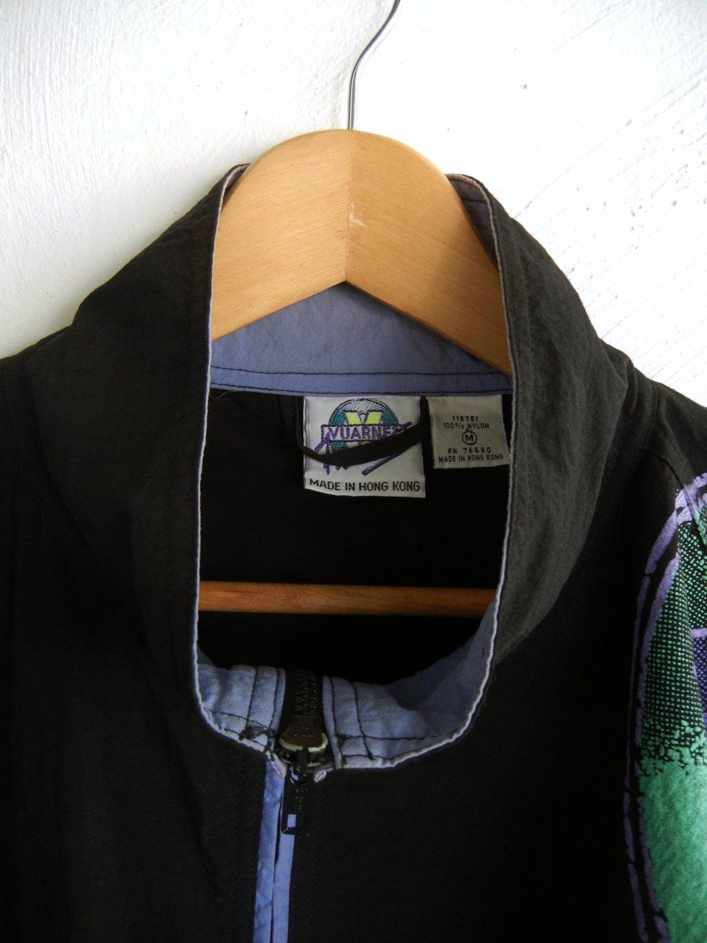 VINTAGE VUARNET SURFING SKATE BOARDING NYLON JACKET LARGE