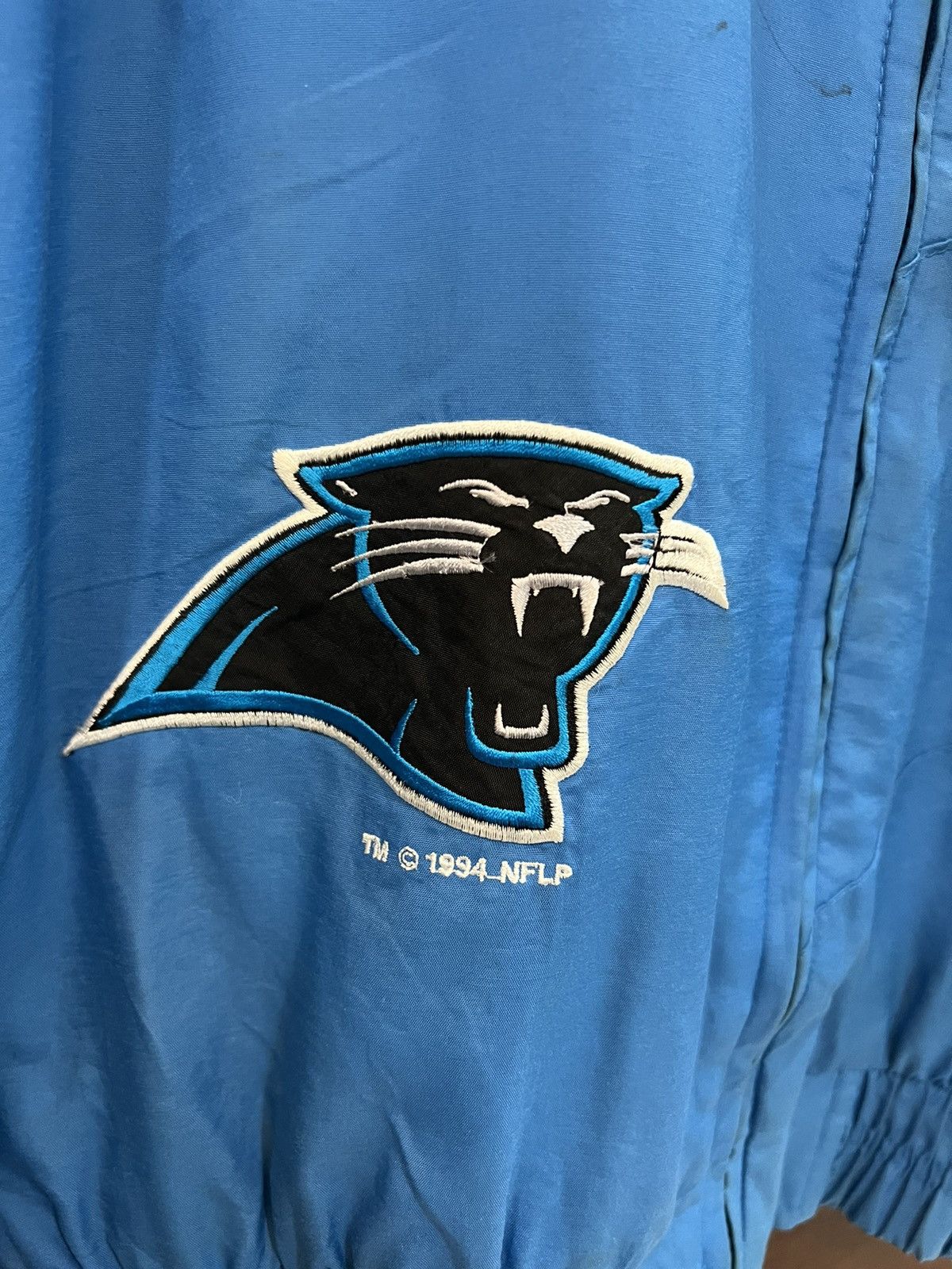 Logo Athletic Carolina Panthers LA NFL Varsity Jacket Size US M / EU 48-50 / 2 - 2 Thumbnail