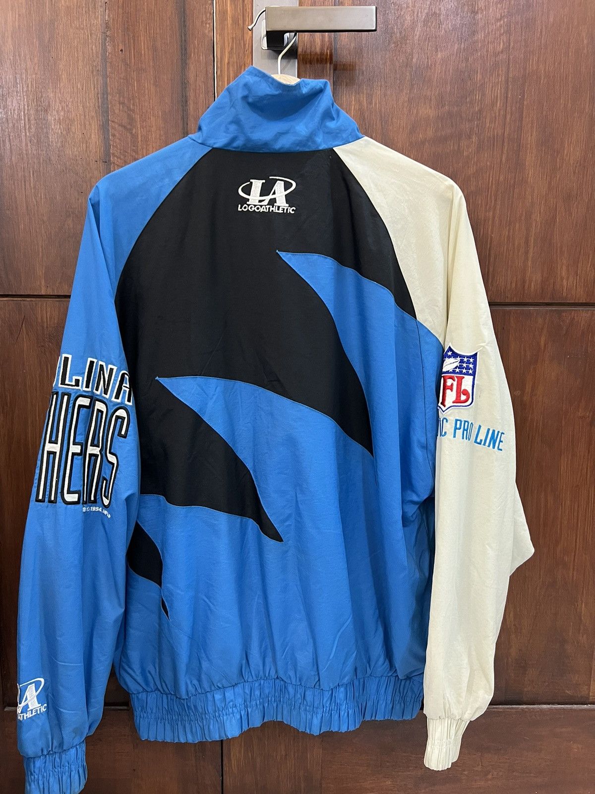 Logo Athletic Carolina Panthers LA NFL Varsity Jacket Size US M / EU 48-50 / 2 - 4 Thumbnail