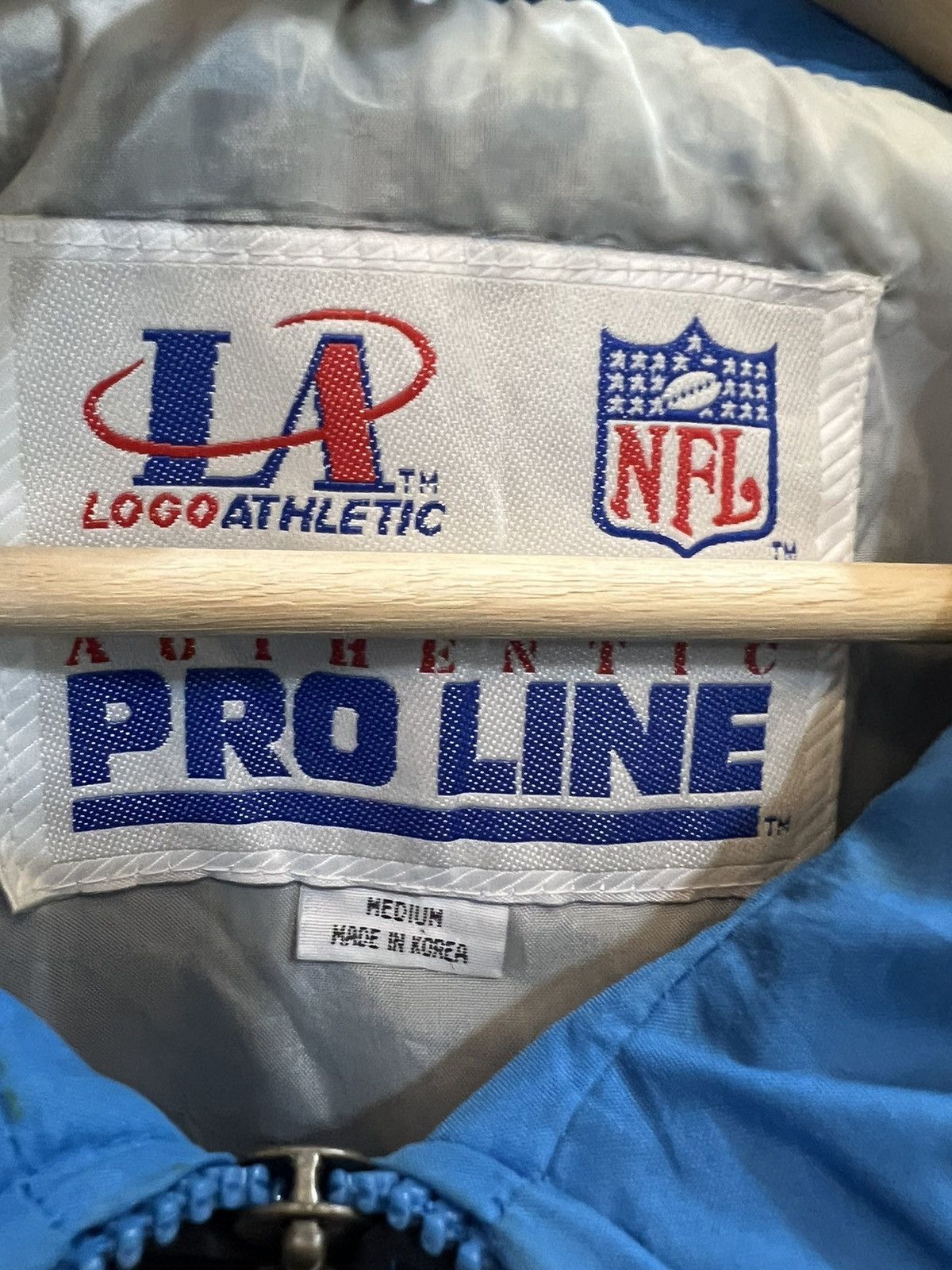 Logo Athletic Carolina Panthers LA NFL Varsity Jacket Size US M / EU 48-50 / 2 - 9 Thumbnail