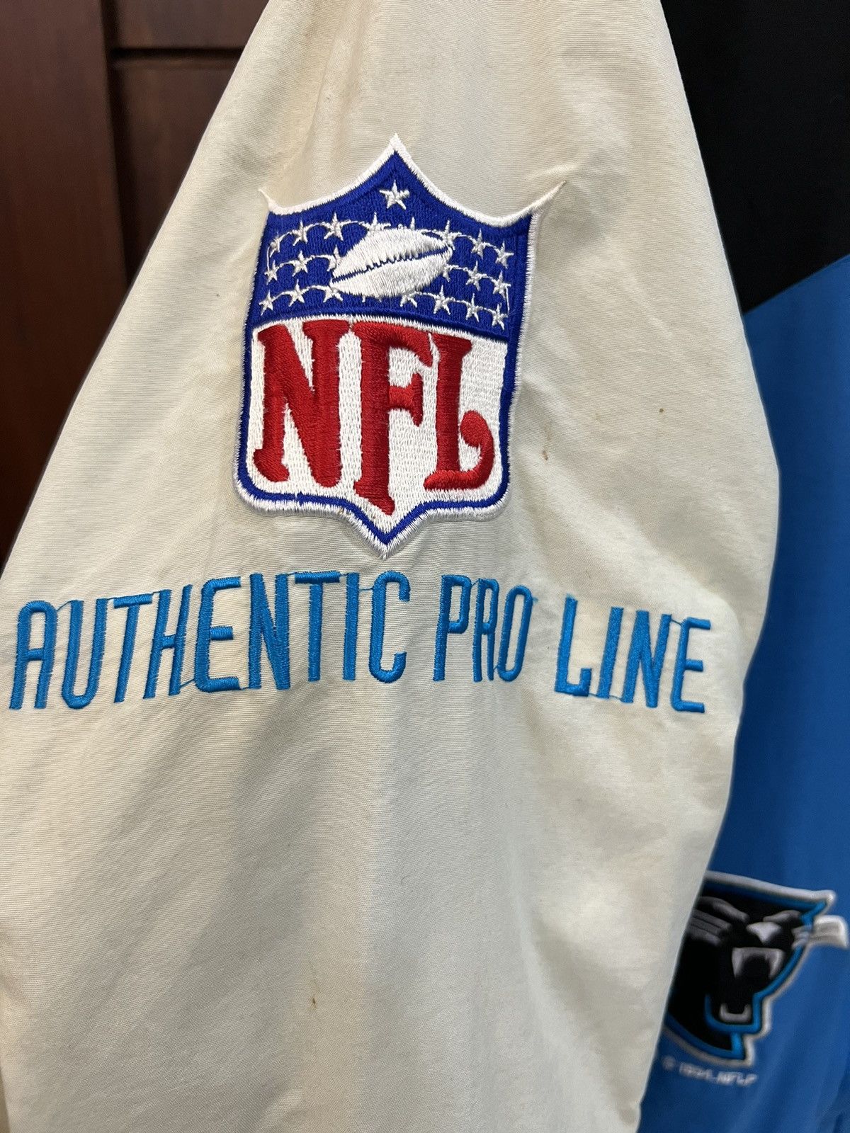Logo Athletic Carolina Panthers LA NFL Varsity Jacket Size US M / EU 48-50 / 2 - 6 Thumbnail