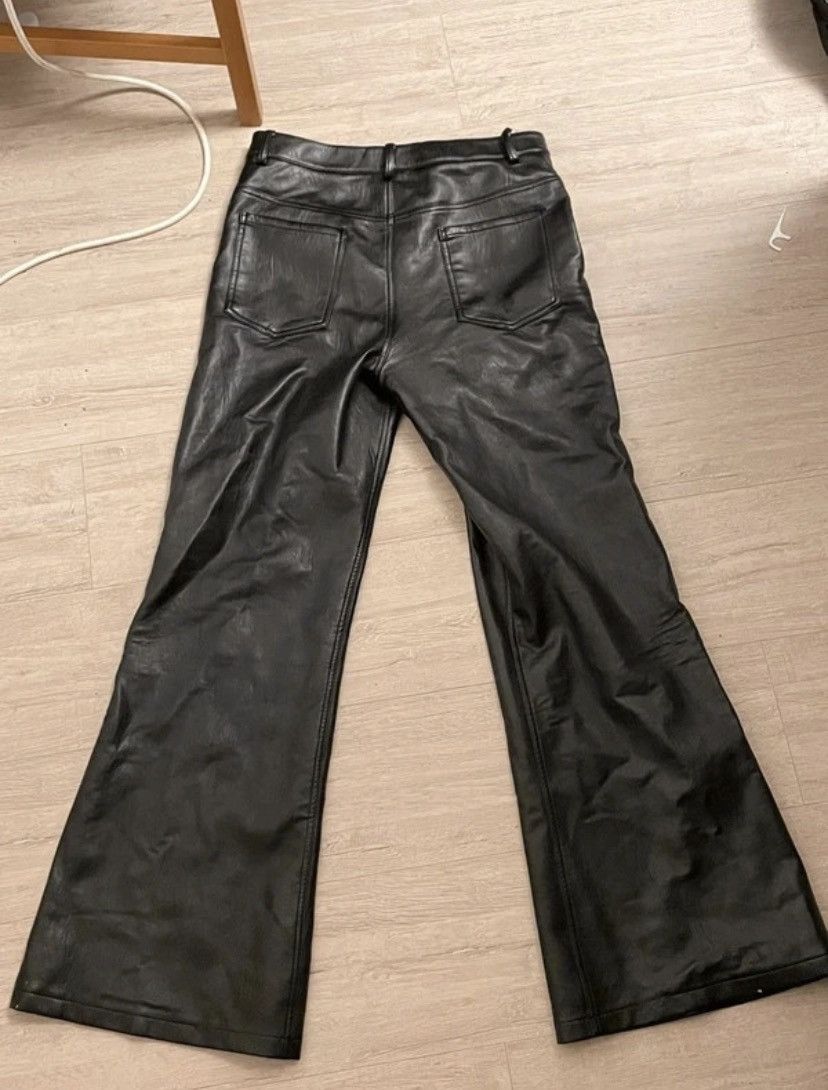 Japanese Brand × Leather Ranger Cartel Black Flared Leather