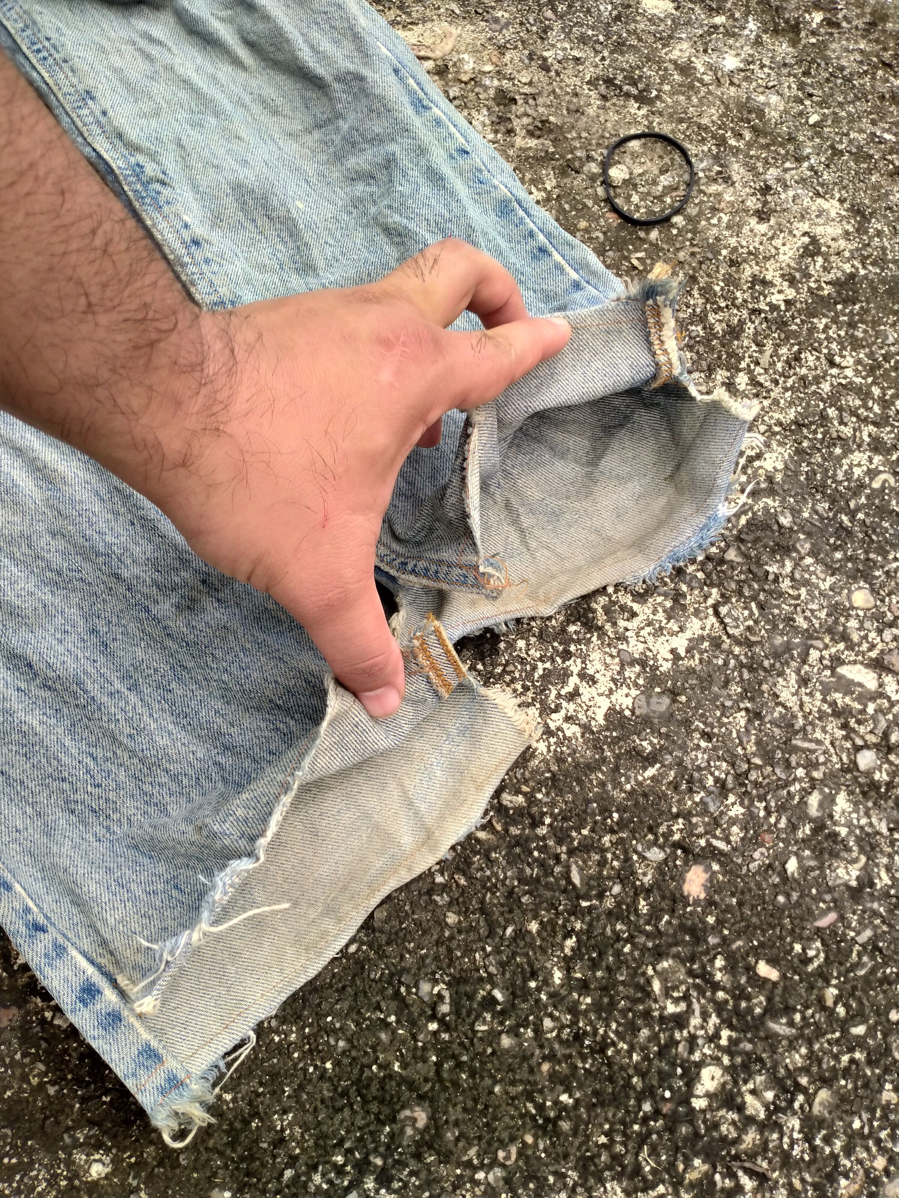 Dolce & Gabbana DISTRESSED DOLCE&GABBANA NON SELVEDGE DENIM Size US 32 / EU 48 - 14 Thumbnail