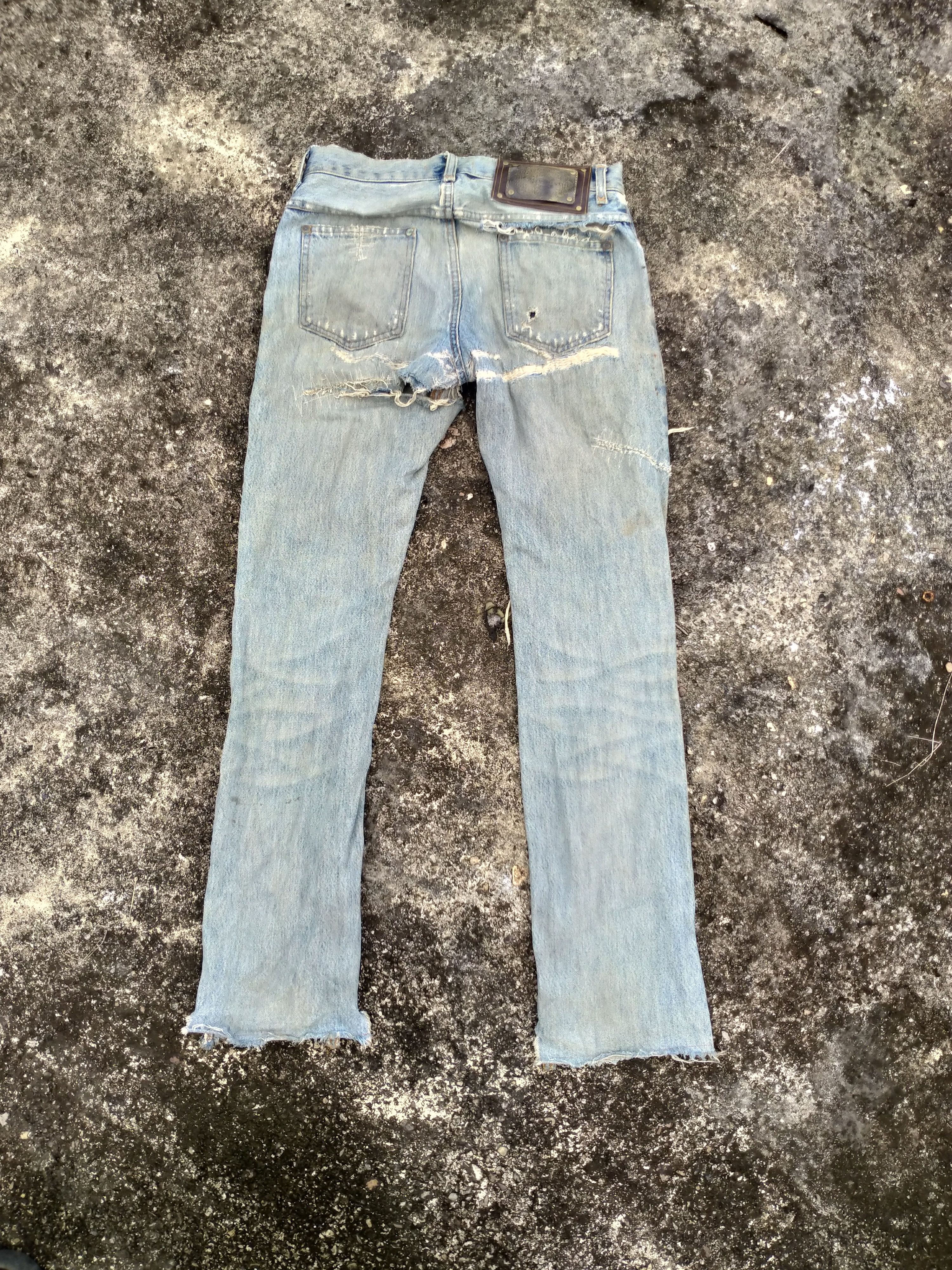 Dolce & Gabbana DISTRESSED DOLCE&GABBANA NON SELVEDGE DENIM Size US 32 / EU 48 - 17 Thumbnail