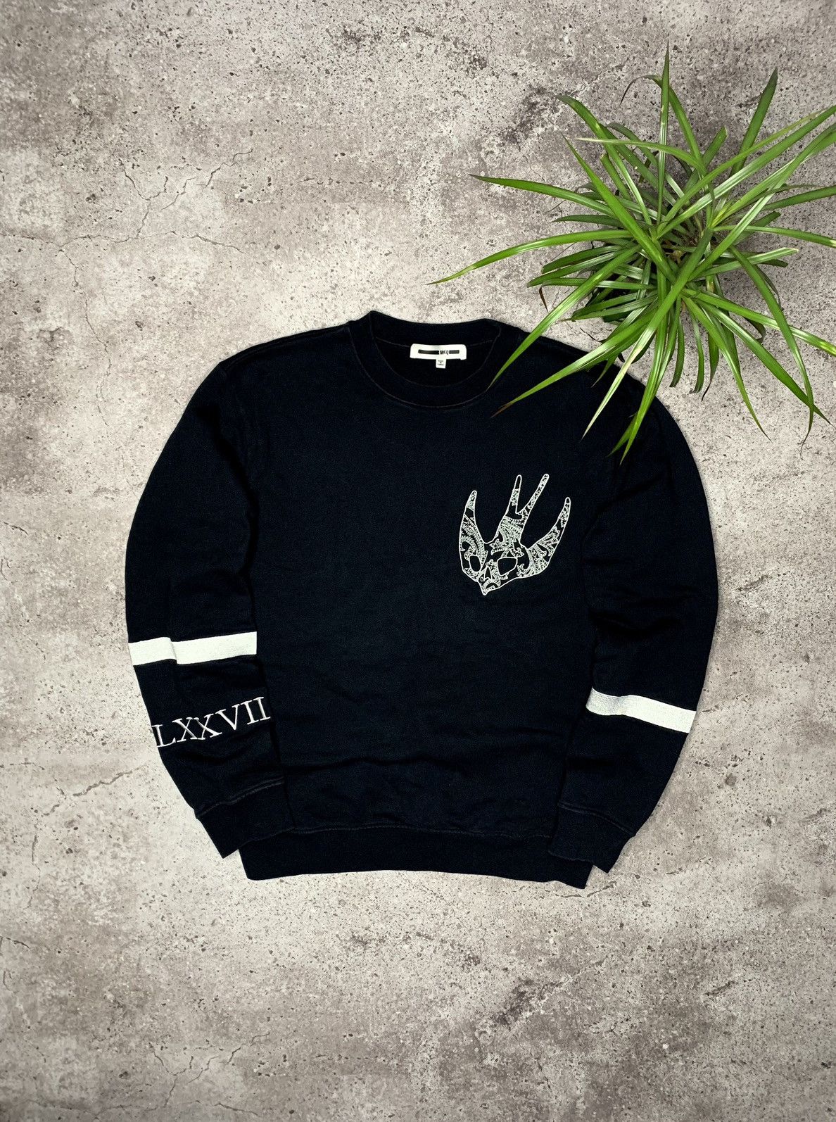 Alexander McQueen × MCQ McQ Alexander McQueen Swallows Sweatshirt Black Size US L / EU 52-54 / 3 - 1 Thumbnail