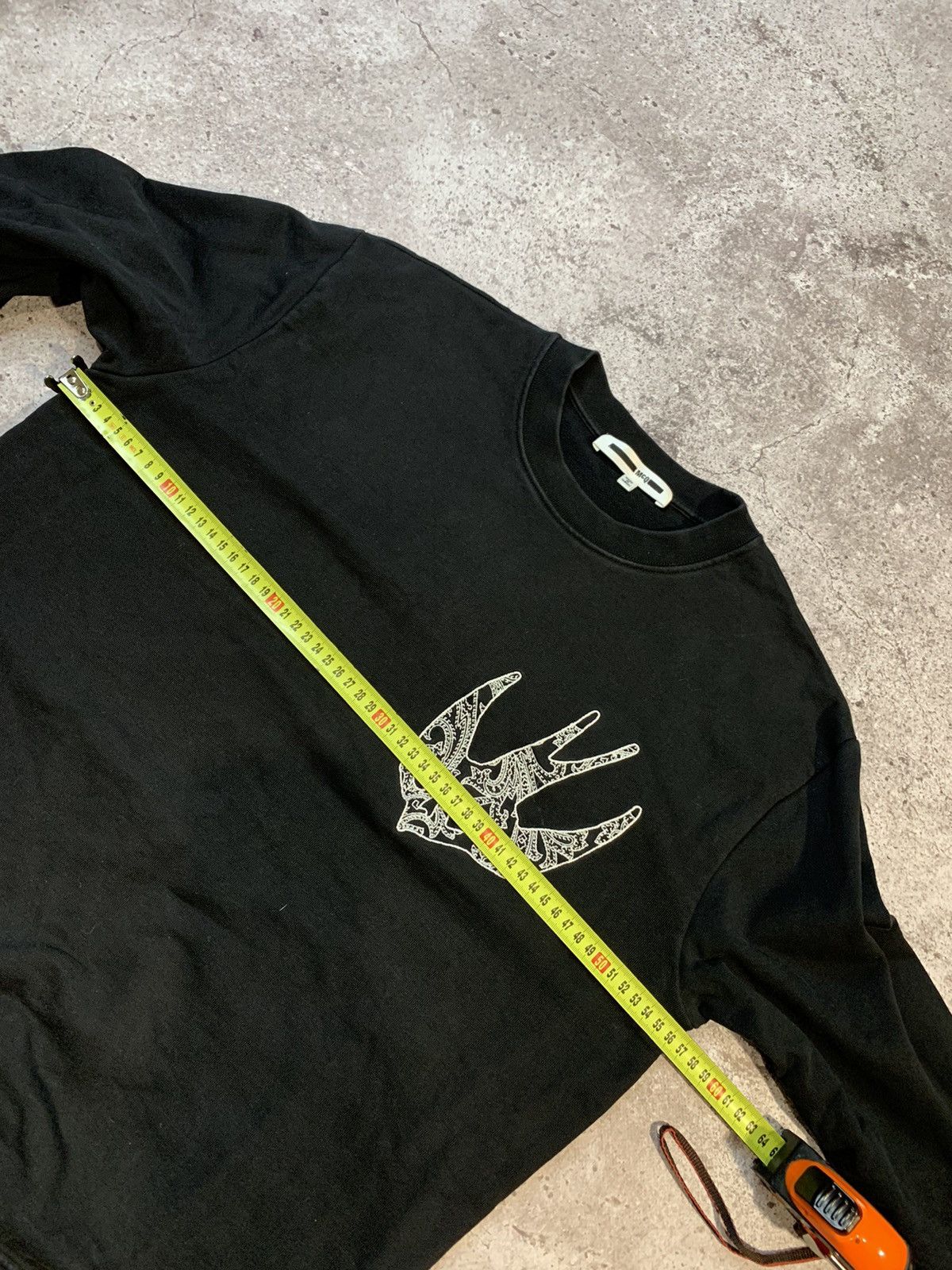 Alexander McQueen × MCQ McQ Alexander McQueen Swallows Sweatshirt Black Size US L / EU 52-54 / 3 - 9 Thumbnail