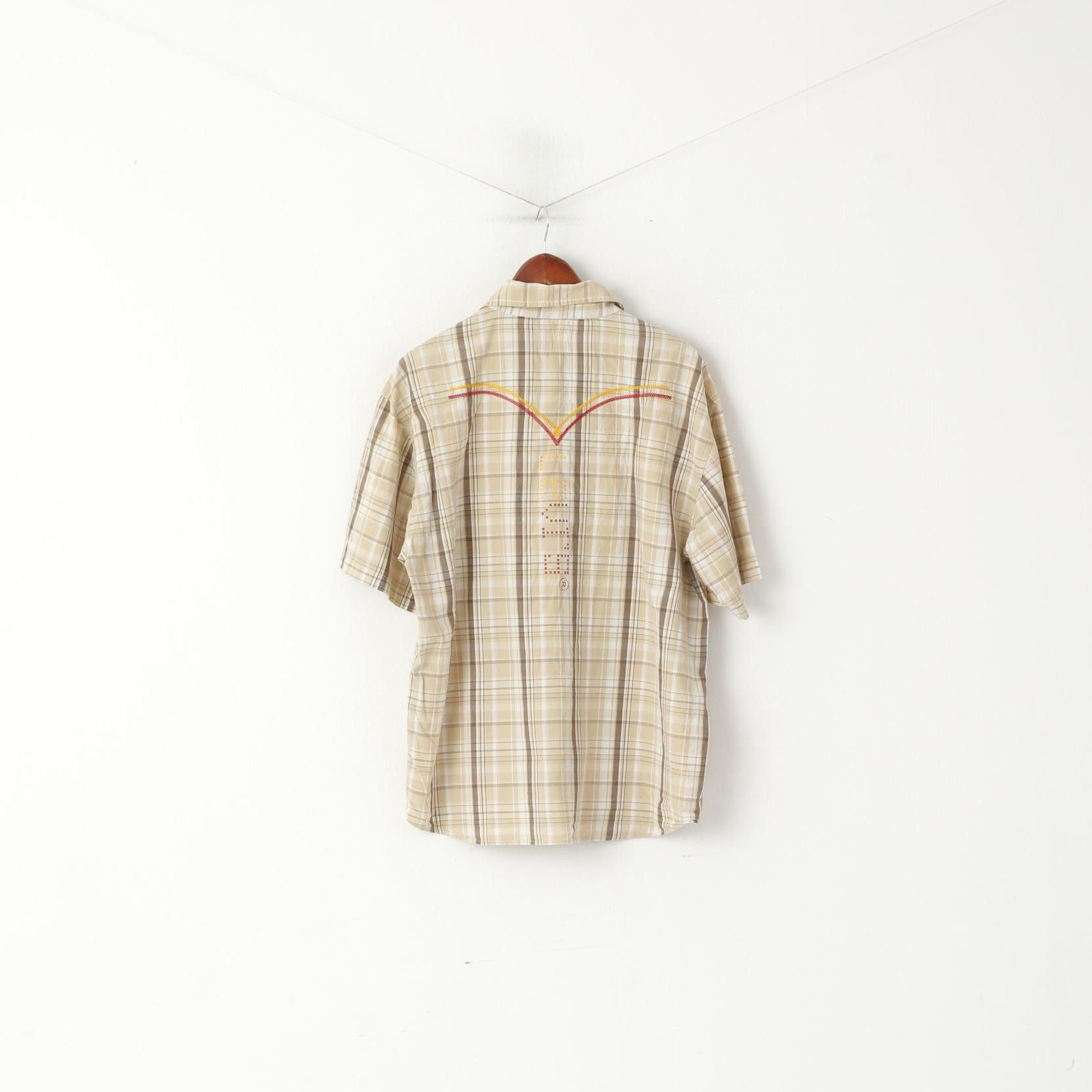 Levi's Levi's Type 1 Men XL Casual Shirt Brown Check 1410 Size US XL / EU 56 / 4 - 5 Thumbnail