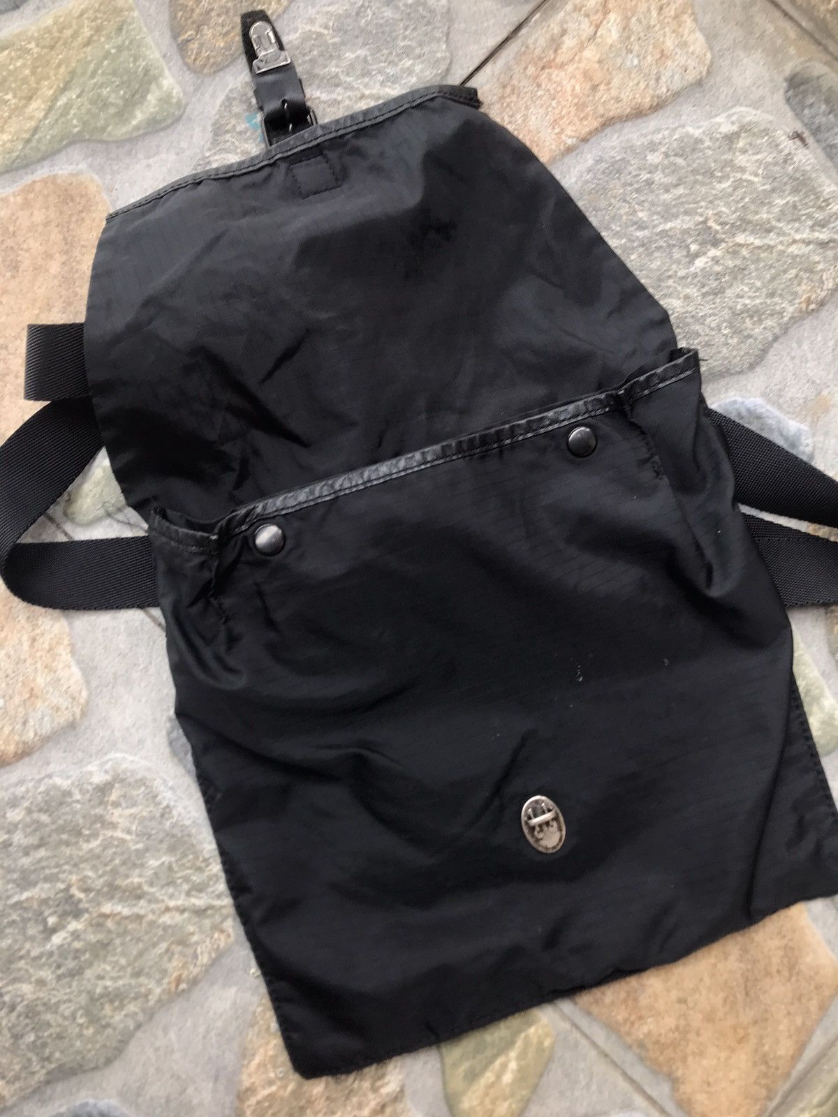 Yohji Yamamoto Doux Y’Saccs Nylon Sling bag Size ONE SIZE - 4 Thumbnail