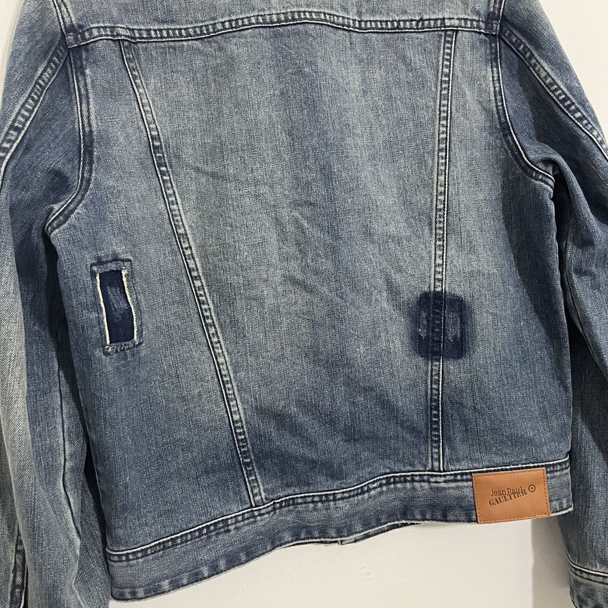 Jean Paul Gaultier 90’s Jean Paul Gaultier JPG Patchwork Washed Denim Jacket Size US S / EU 44-46 / 1 - 6 Thumbnail