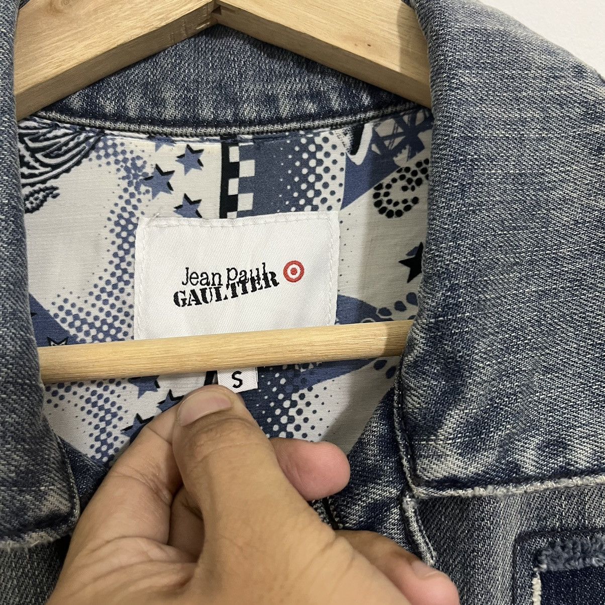 Jean Paul Gaultier 90’s Jean Paul Gaultier JPG Patchwork Washed Denim Jacket Size US S / EU 44-46 / 1 - 12 Thumbnail