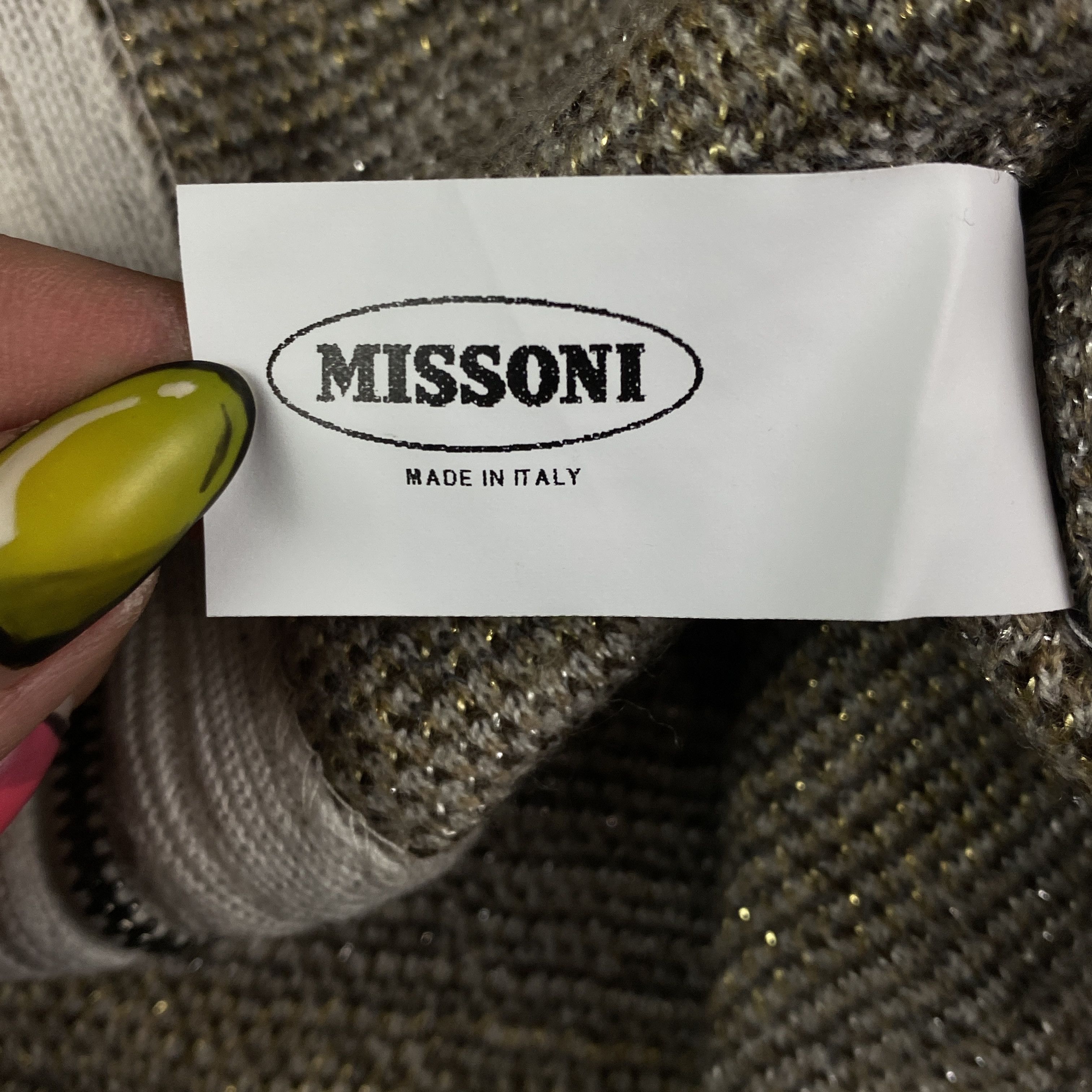 Missoni Women’s Wool Blazer Zip Sweater Missoni Sport Size M-L Size M / US 6-8 / IT 42-44 - 5 Thumbnail