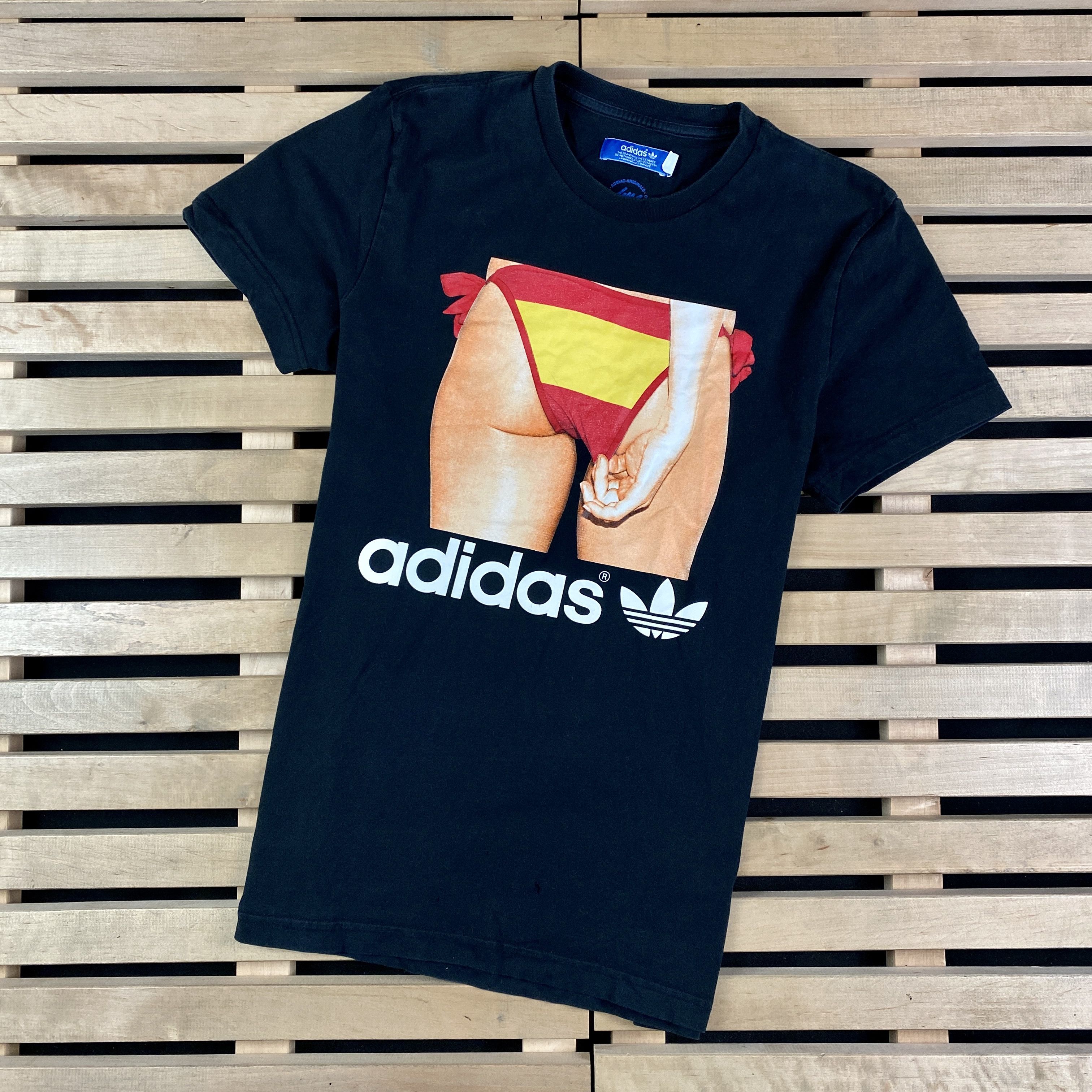 Adidas Mens T-Shirt Adidas Original Big Print Size S Size US S / EU 44-46 / 1 - 1 Thumbnail