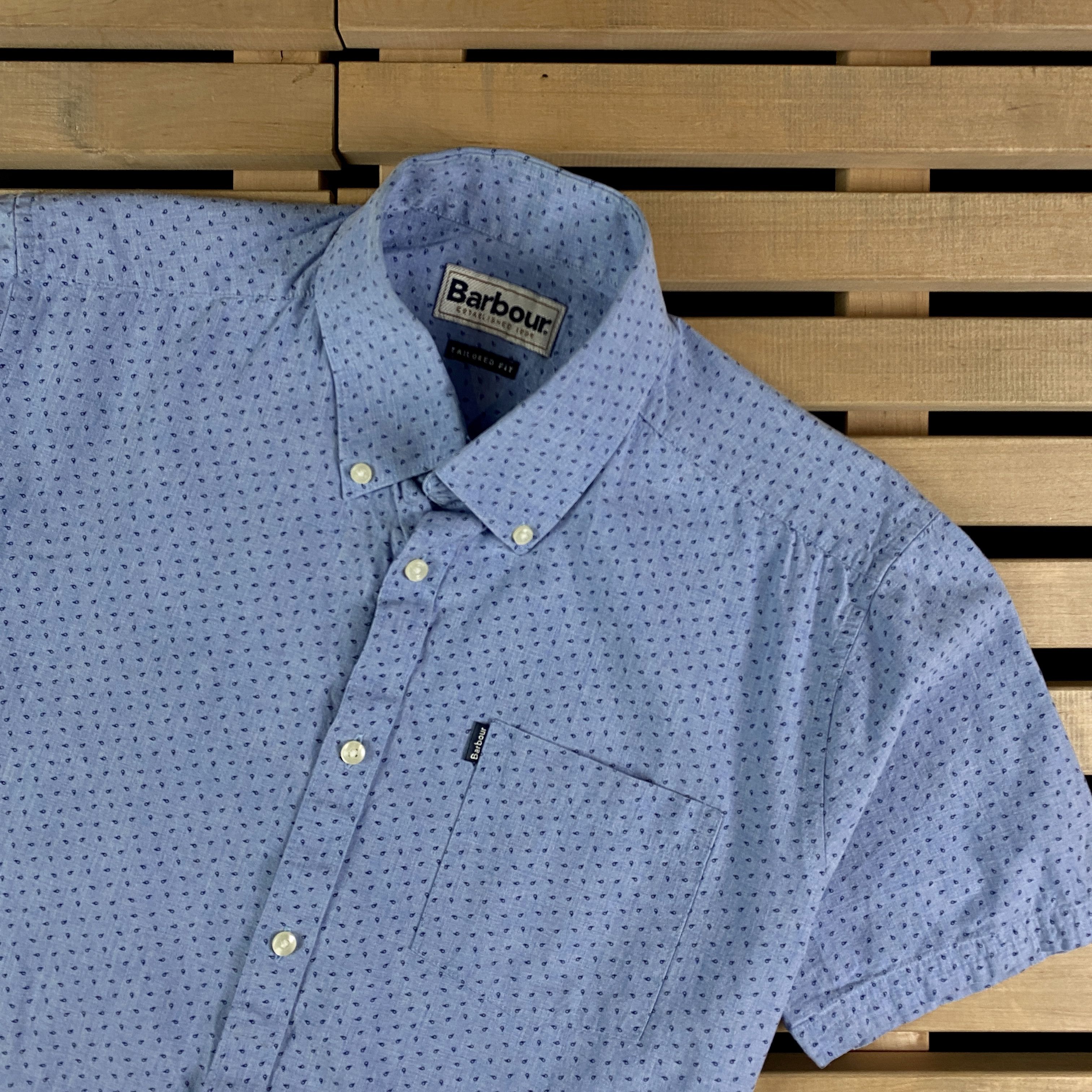 Barbour Men’s Shirt Short Sleeve Barbour Size M Size US M / EU 48-50 / 2 - 2 Thumbnail