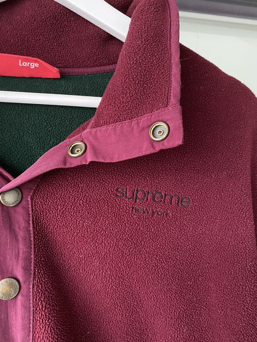 Supreme Supreme Polartec Fleece Color Blocked Half Snap | Grailed