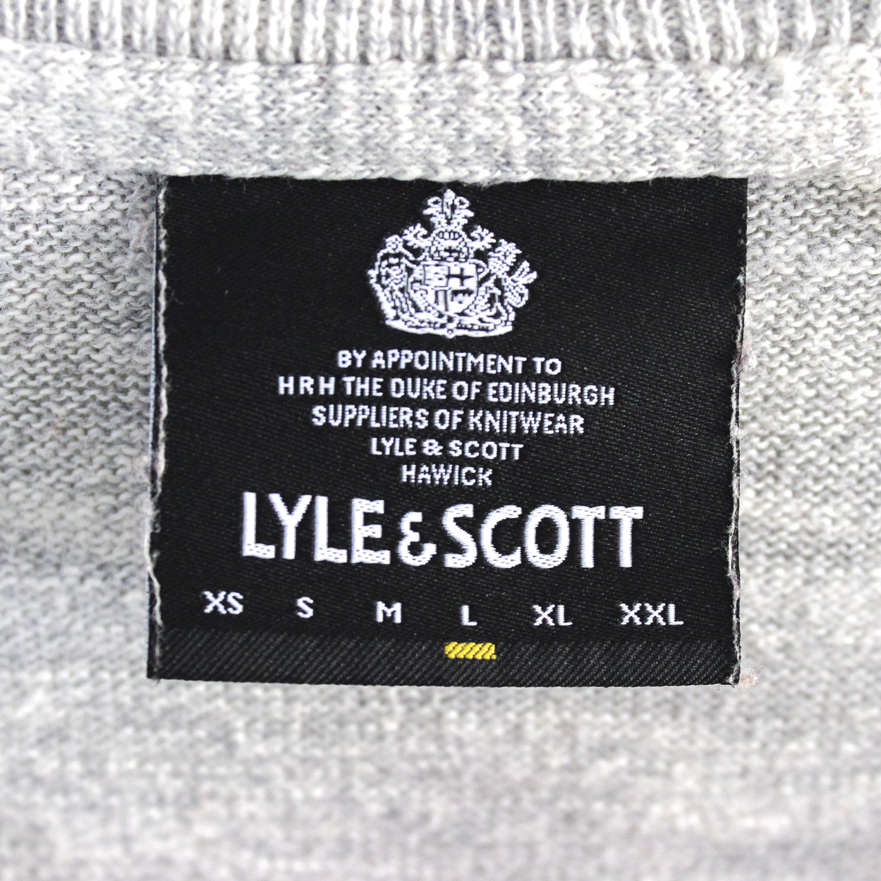 Lyle & Scott Cotton Sweatshirt Sweater Jumper Pullover Crew Neck Casual Size US L / EU 52-54 / 3 - 4 Thumbnail