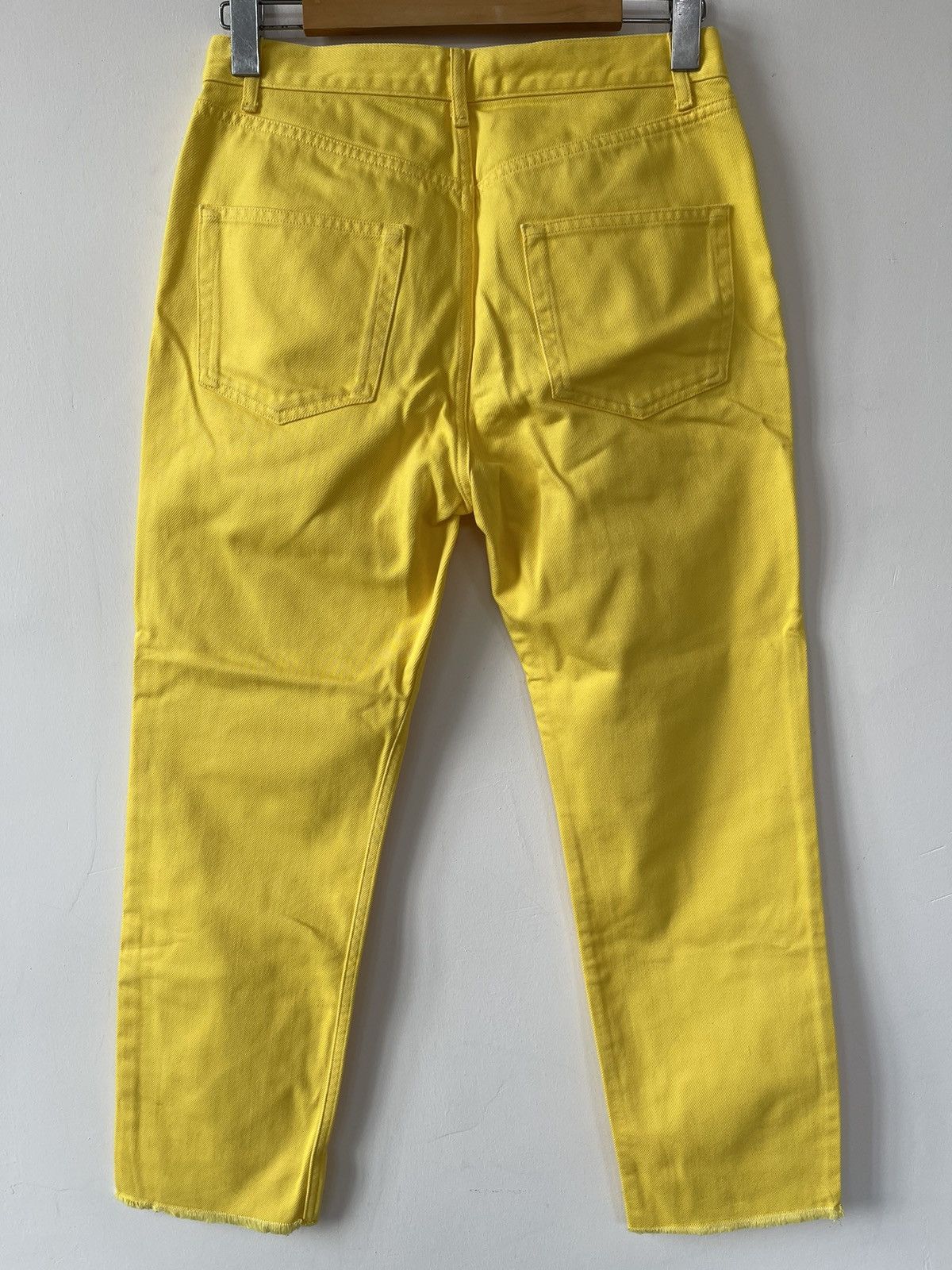 Celine Céline by Phoebe Philo yellow straight jeans Size 27" / US 4 / IT 40 - 2 Thumbnail