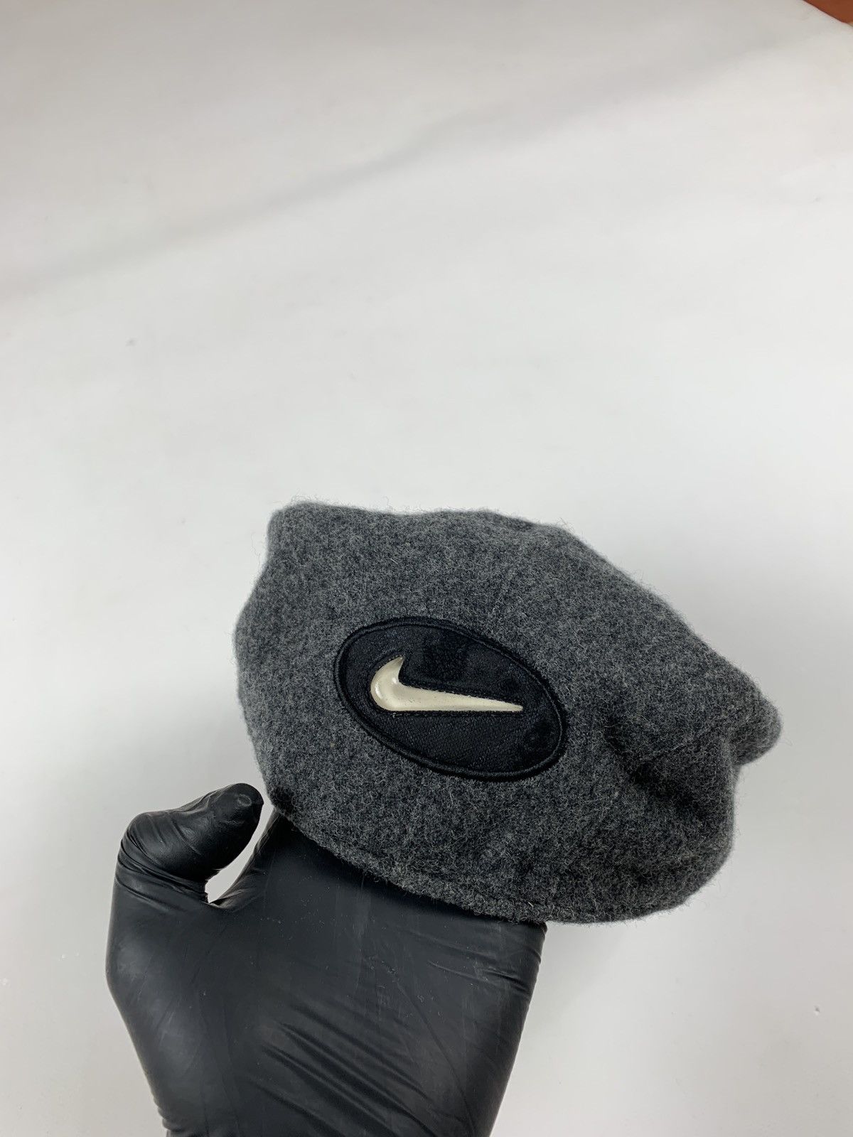 Nike 90s Vintage Nike Wool Flat Cabbie Newsboy Gatsby Cap/Hats Size ONE SIZE - 2 Thumbnail