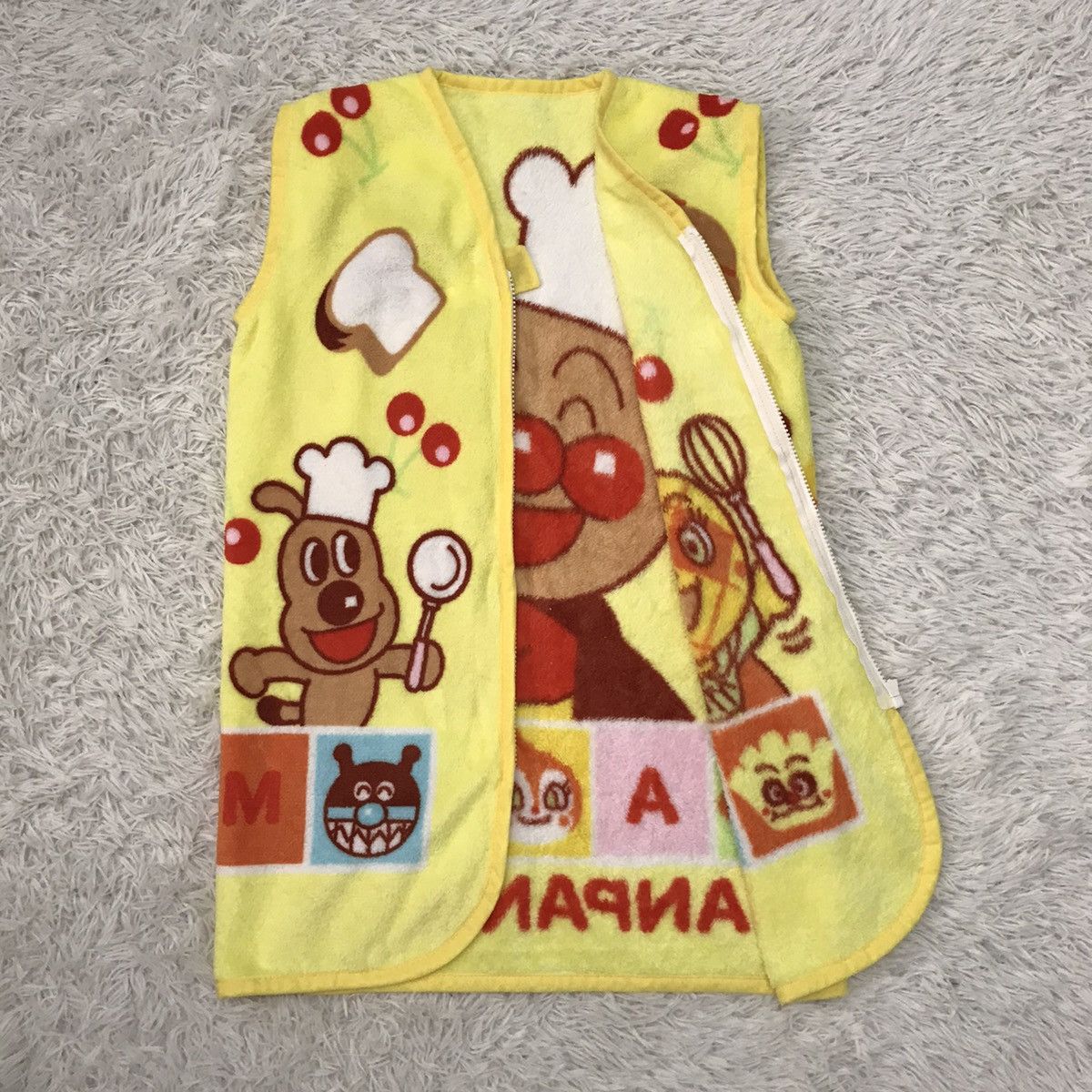 Anime Anpanman Fleece Vest Size US S / EU 44-46 / 1 - 7 Thumbnail