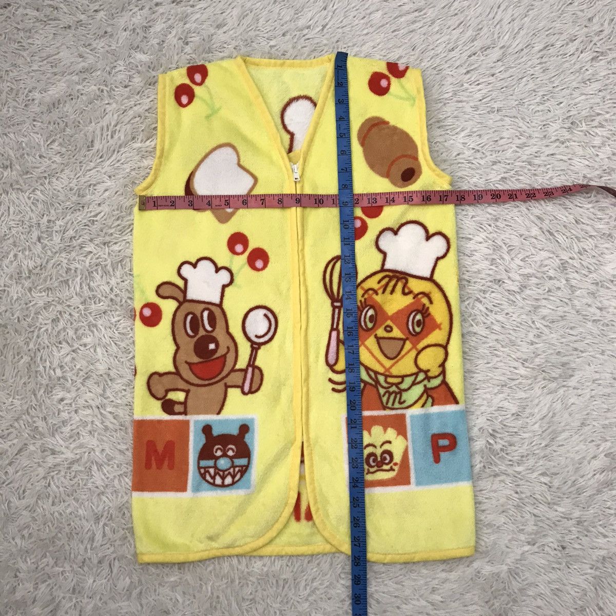 Anime Anpanman Fleece Vest Size US S / EU 44-46 / 1 - 11 Thumbnail