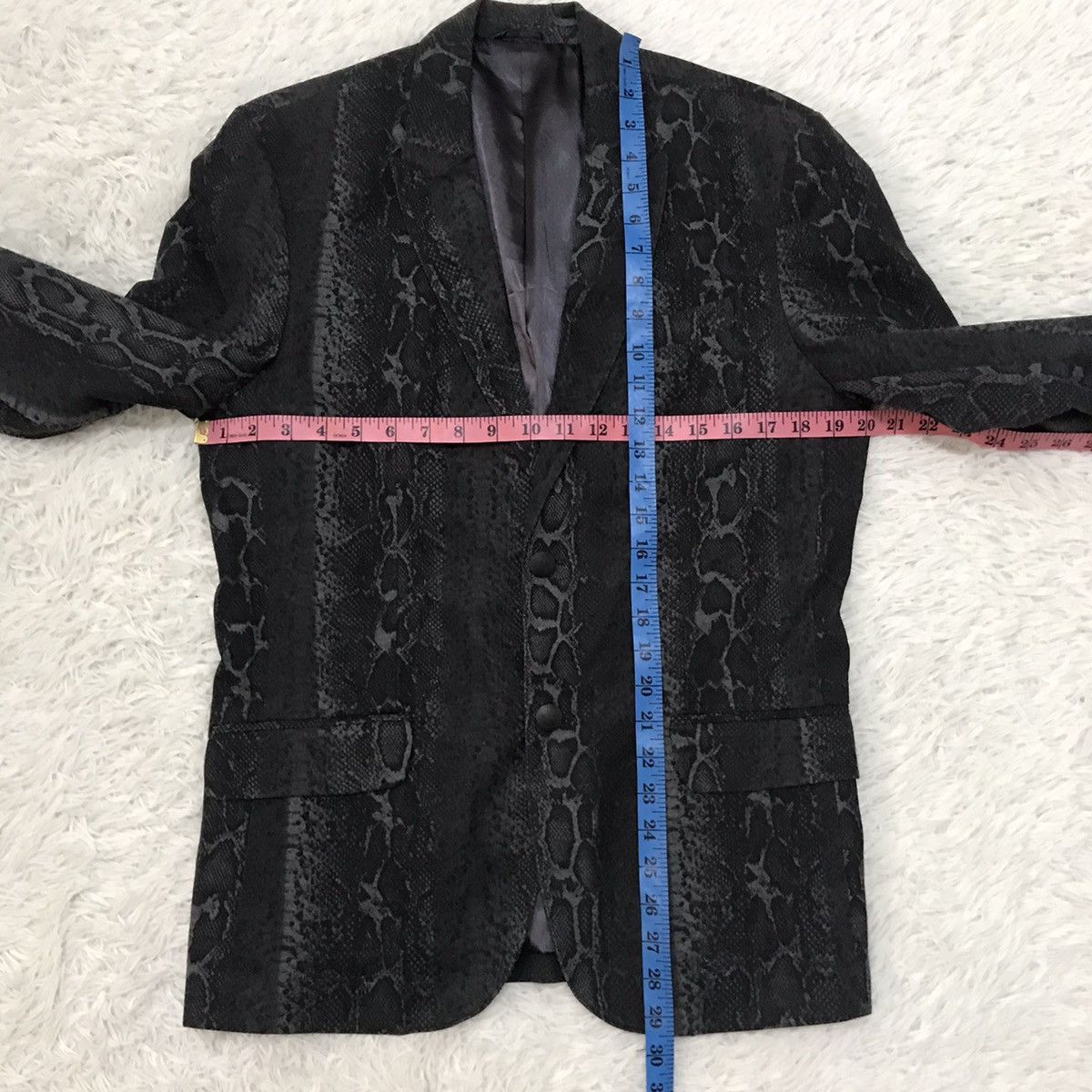 Zara Snake Like Printed Jacket Size US L / EU 52-54 / 3 - 15 Thumbnail