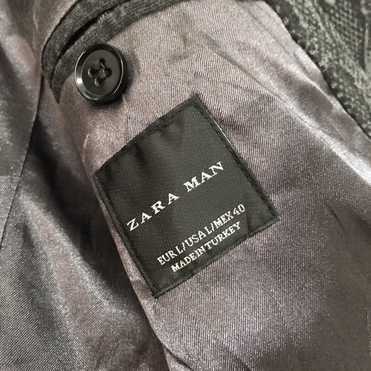 Zara Snake Like Printed Jacket Size US L / EU 52-54 / 3 - 13 Thumbnail