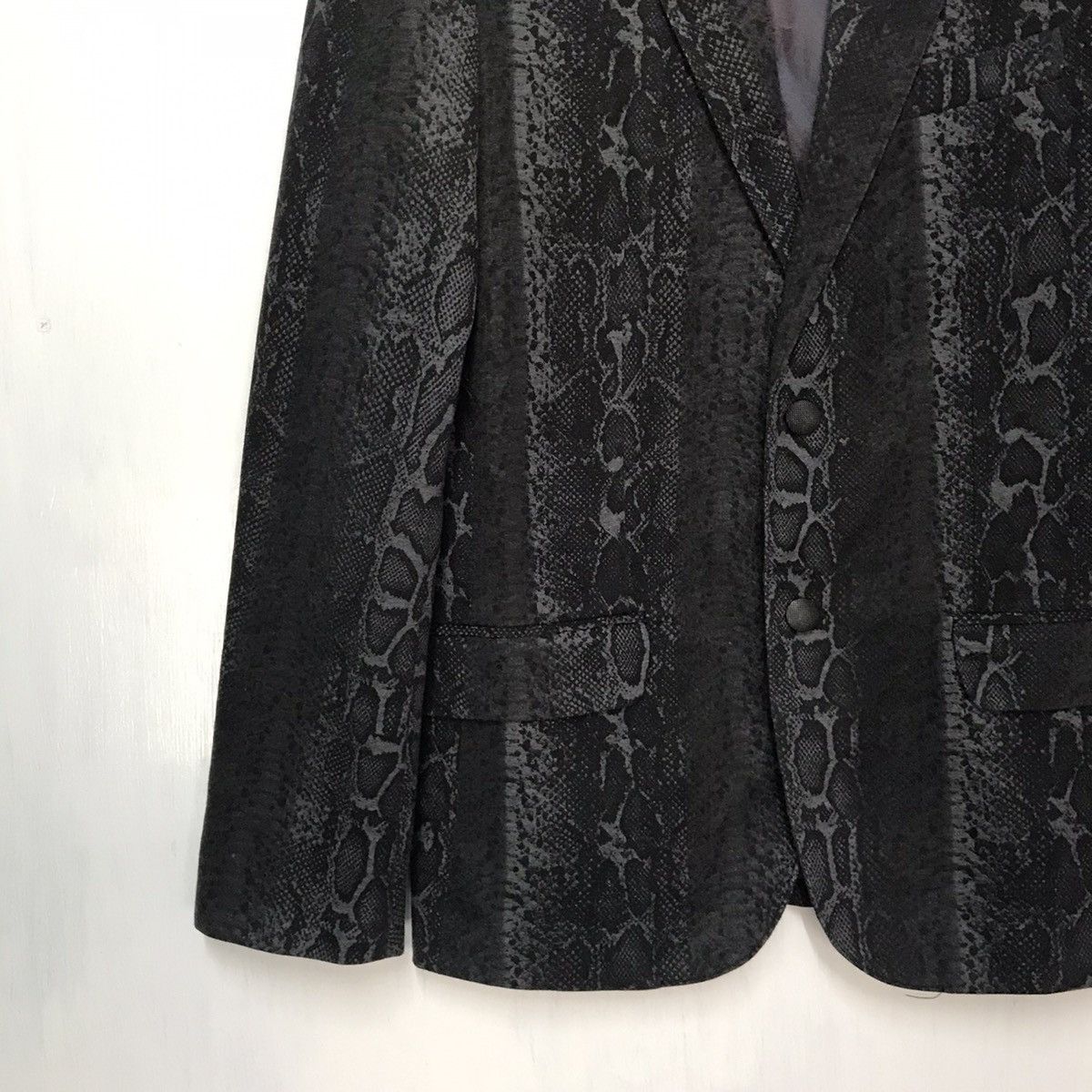 Zara Snake Like Printed Jacket Size US L / EU 52-54 / 3 - 3 Thumbnail