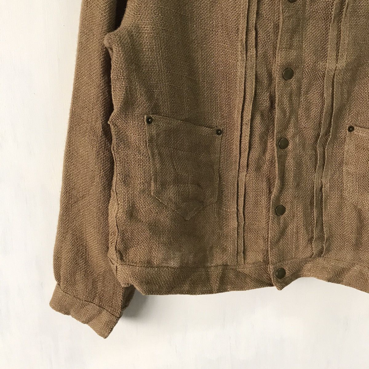 Japanese Brand 💥Steals💥TTU Ramie Material Jacket Size US L / EU 52-54 / 3 - 6 Thumbnail