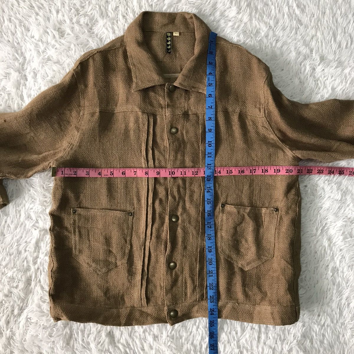 Japanese Brand 💥Steals💥TTU Ramie Material Jacket Size US L / EU 52-54 / 3 - 15 Thumbnail