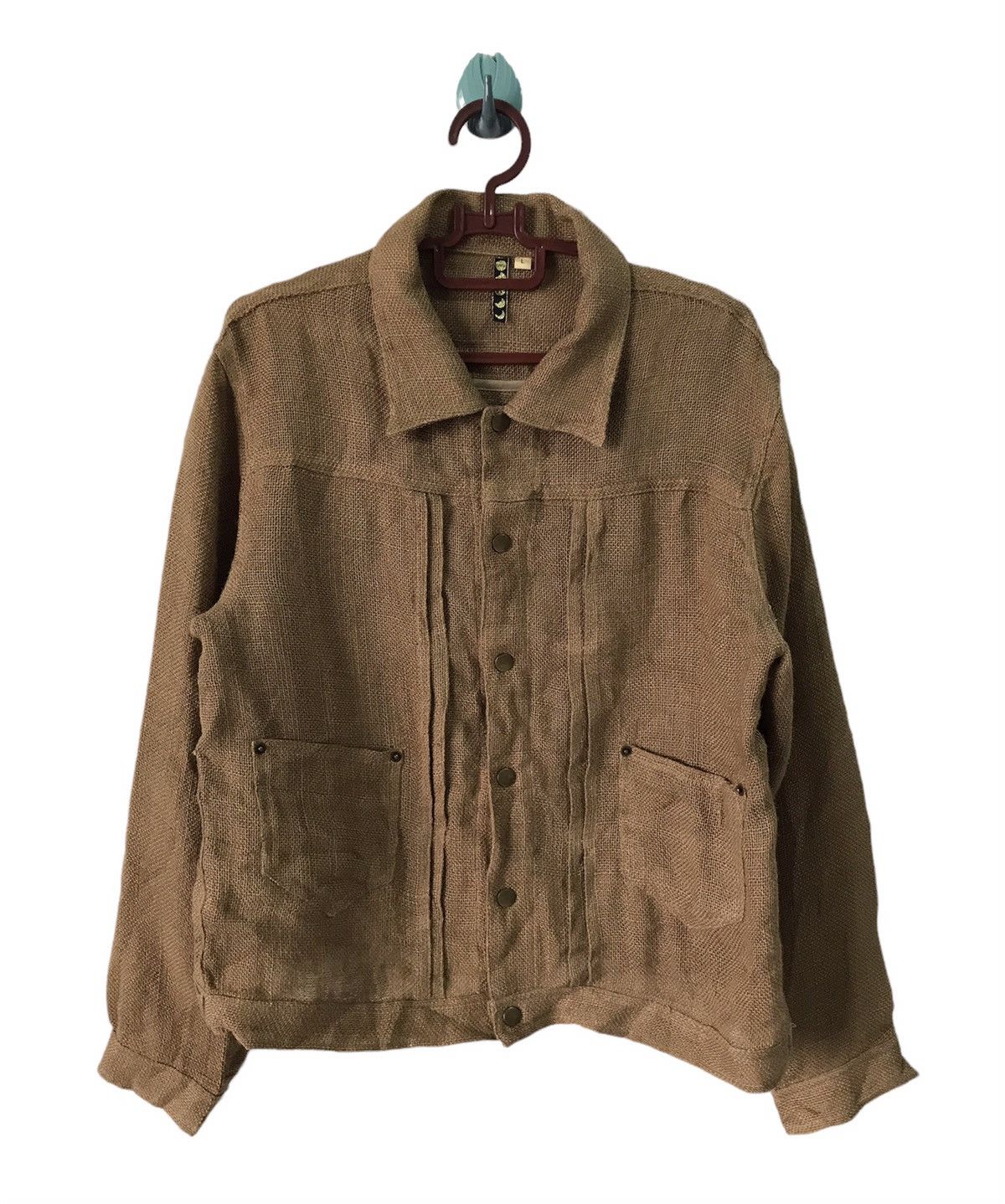 Japanese Brand 💥Steals💥TTU Ramie Material Jacket Size US L / EU 52-54 / 3 - 1 Thumbnail