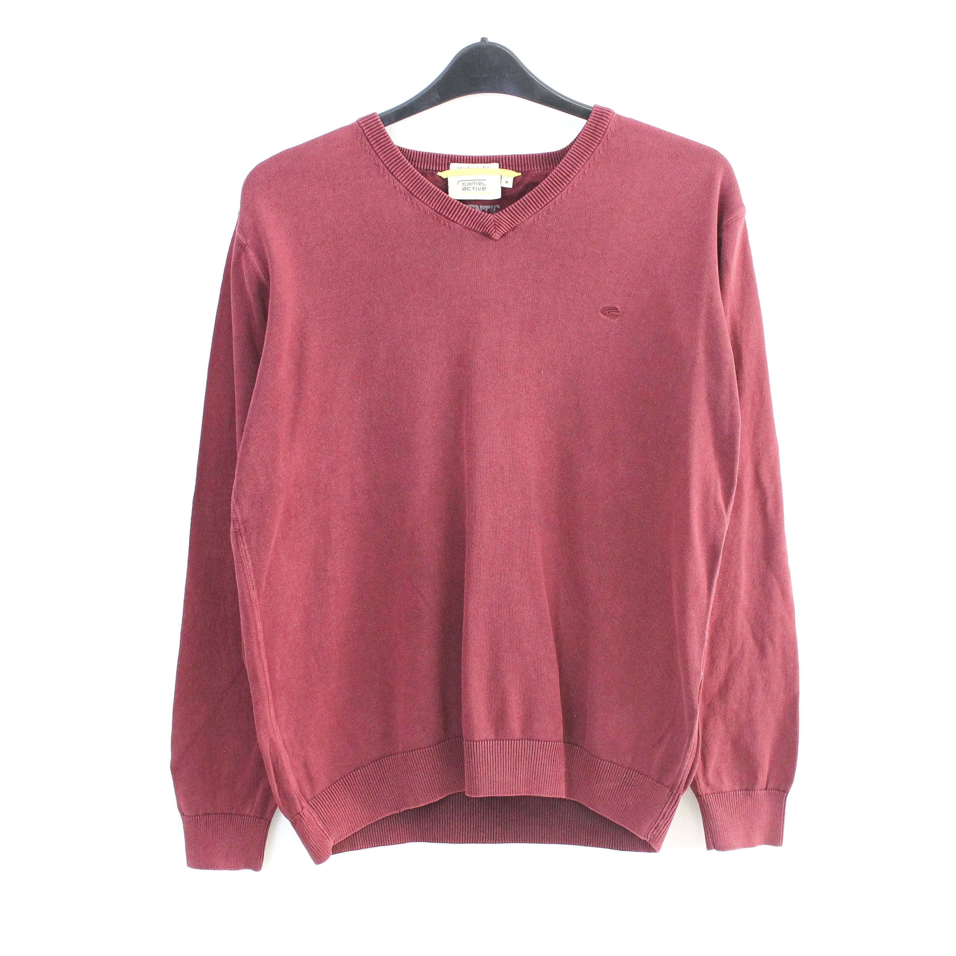 camel active Mens M Jumper Pullover Sweater V-Neck Knitted Sweatshirt Size US M / EU 48-50 / 2 - 1 Thumbnail