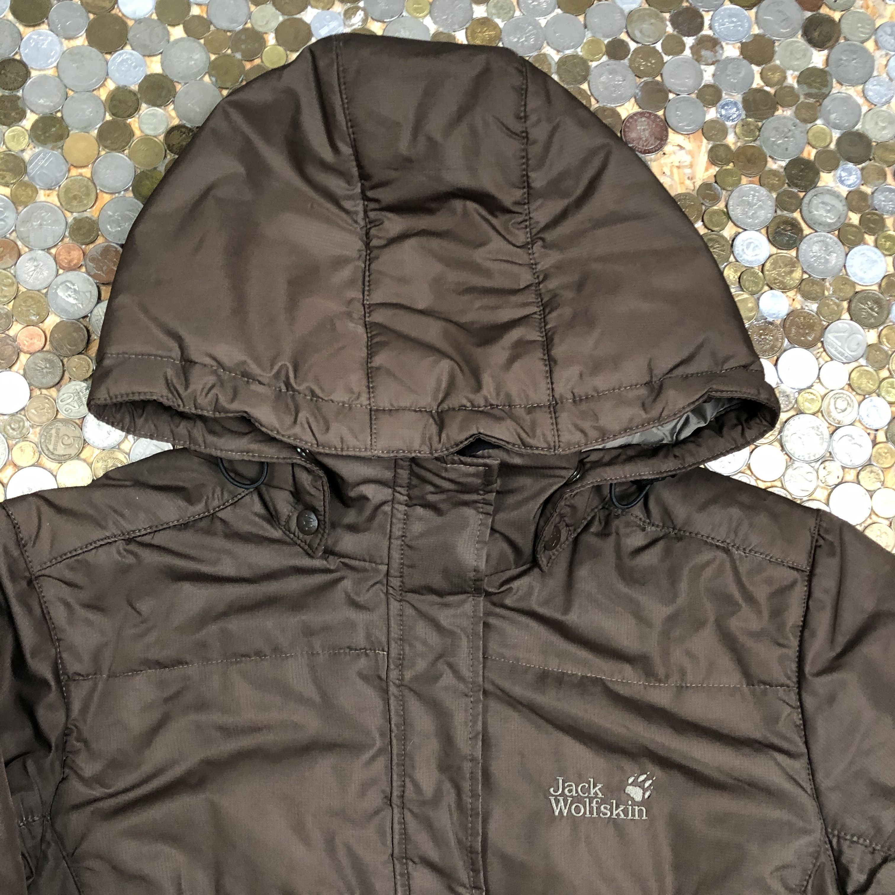 Jack Wolfskin Jack Wolfskin log coat puffer hoodie Size L / US 10 / IT 46 - 2 Thumbnail