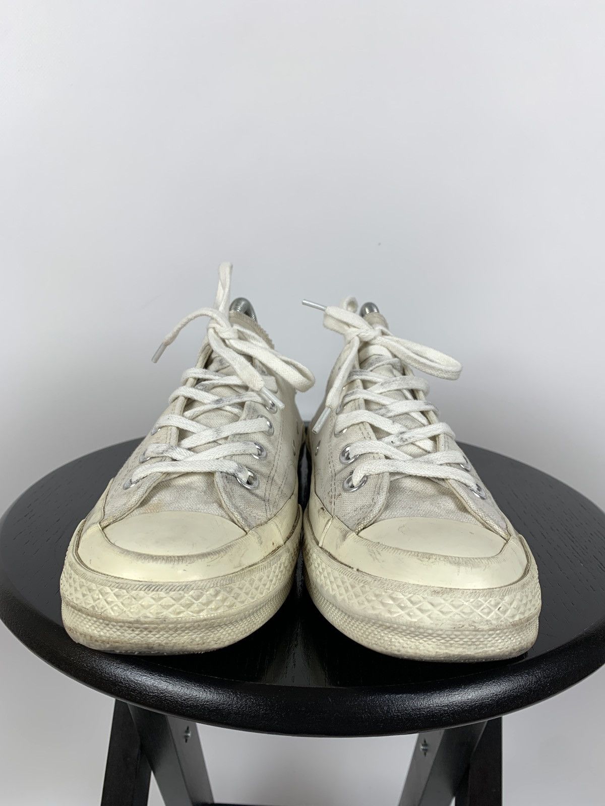 Comme des Garcons Comme Des Garçons x Chuck Taylor Converse Distressed Sneaker Size US 6 / EU 39 - 12 Thumbnail