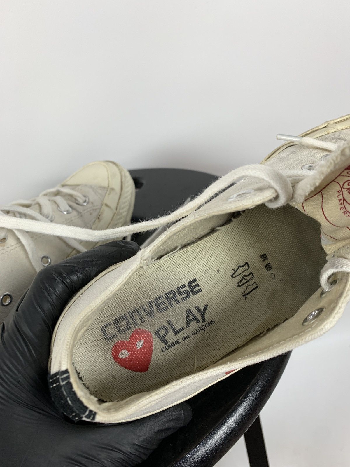 Comme des Garcons Comme Des Garçons x Chuck Taylor Converse Distressed Sneaker Size US 6 / EU 39 - 18 Thumbnail