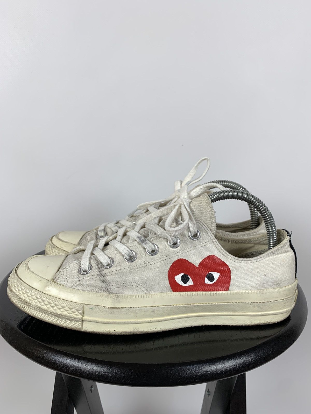 Comme des Garcons Comme Des Garçons x Chuck Taylor Converse Distressed Sneaker Size US 6 / EU 39 - 2 Thumbnail