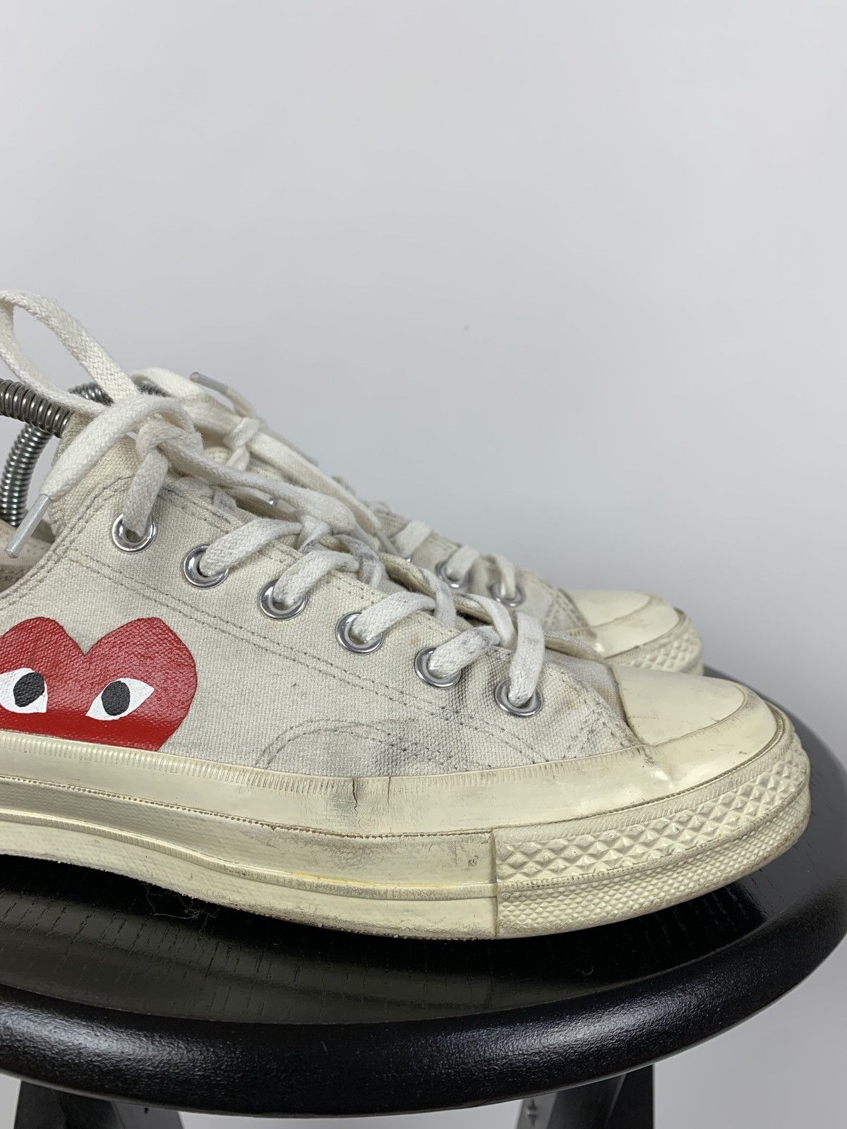 Comme des Garcons Comme Des Garçons x Chuck Taylor Converse Distressed Sneaker Size US 6 / EU 39 - 11 Thumbnail