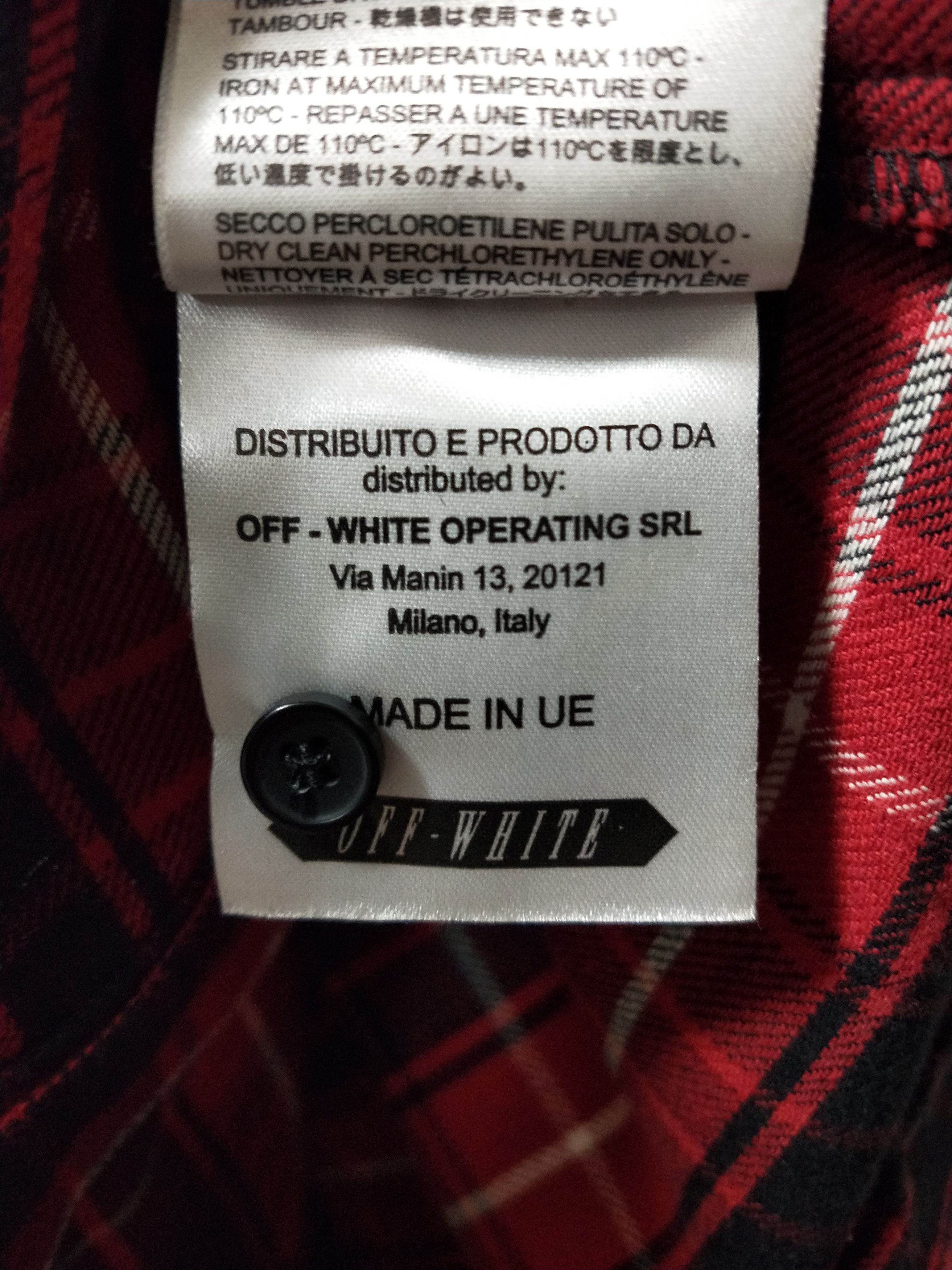 Off-White Diagonals Check Shirt Size US S / EU 44-46 / 1 - 8 Thumbnail