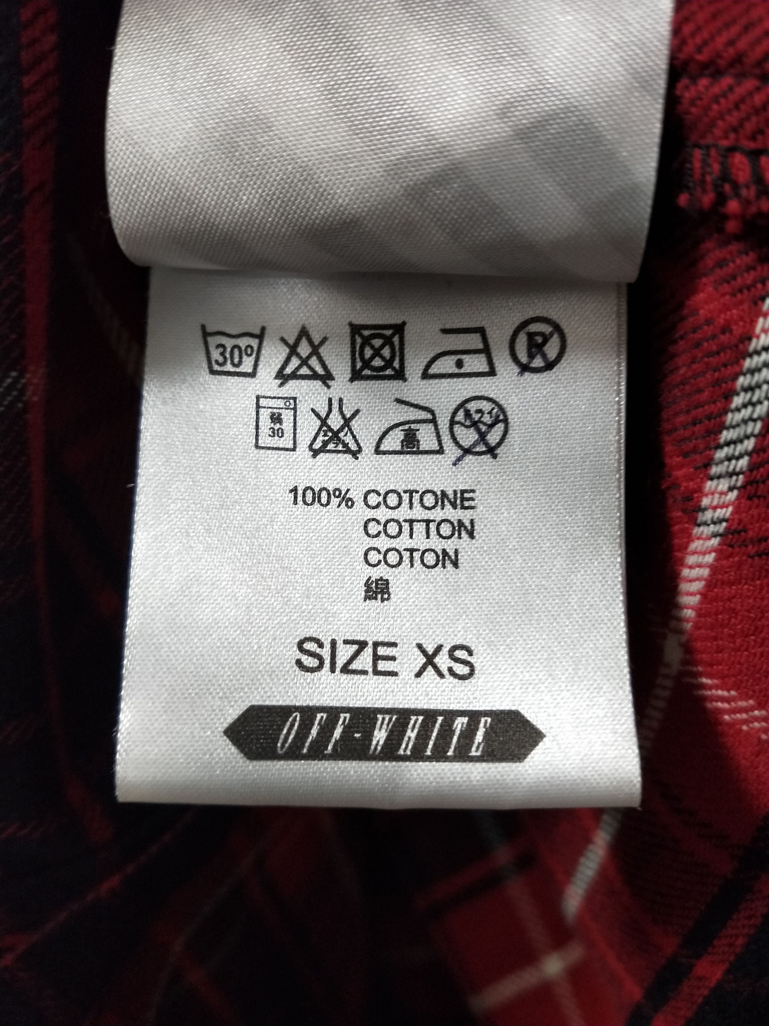 Off-White Diagonals Check Shirt Size US S / EU 44-46 / 1 - 7 Thumbnail