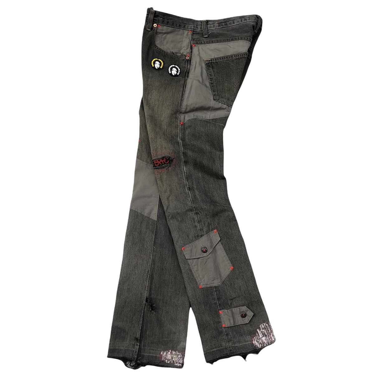 Hysteric Glamour Reworked Hybrid Pants 501 X Hysteric Glamour by Nevertolate Size US 31 - 3 Thumbnail