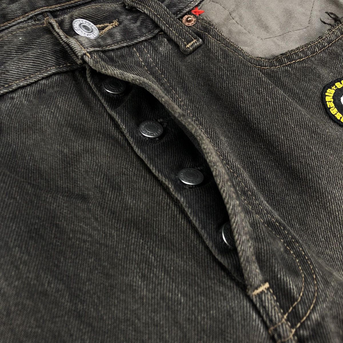 Hysteric Glamour Reworked Hybrid Pants 501 X Hysteric Glamour by Nevertolate Size US 31 - 17 Thumbnail