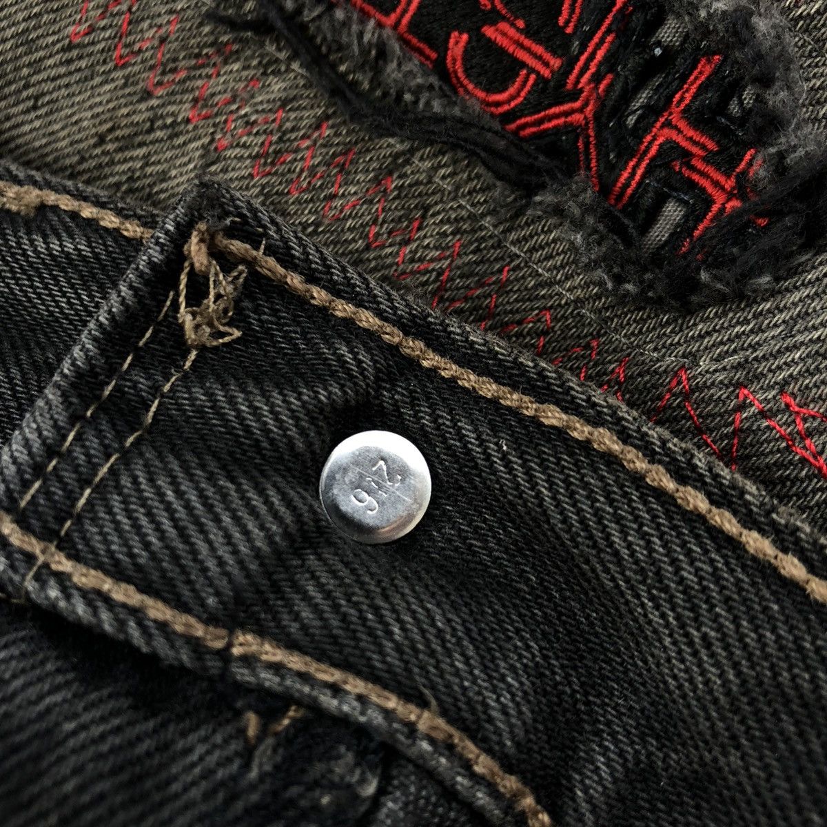 Hysteric Glamour Reworked Hybrid Pants 501 X Hysteric Glamour by Nevertolate Size US 31 - 10 Thumbnail