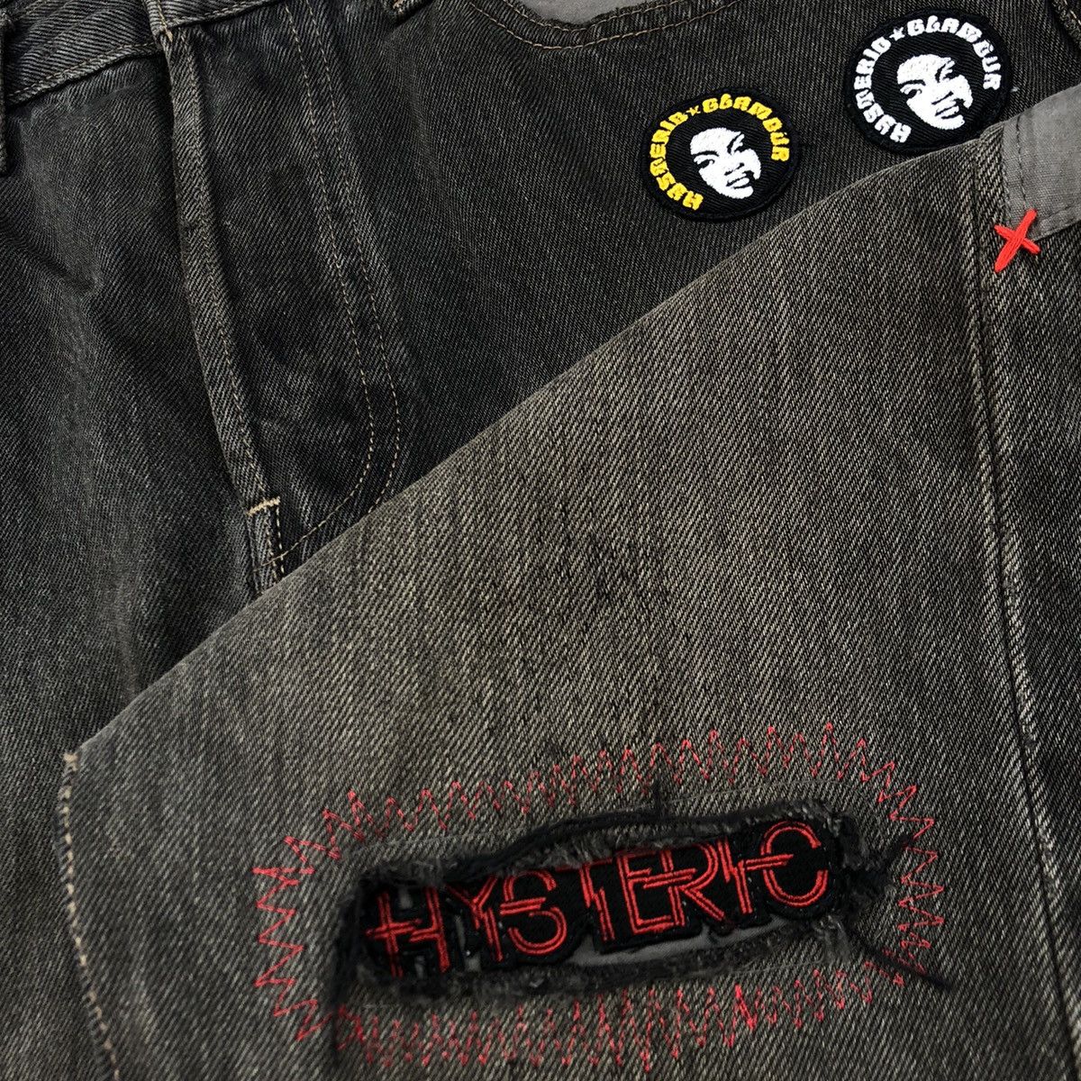 Hysteric Glamour Reworked Hybrid Pants 501 X Hysteric Glamour by Nevertolate Size US 31 - 20 Thumbnail