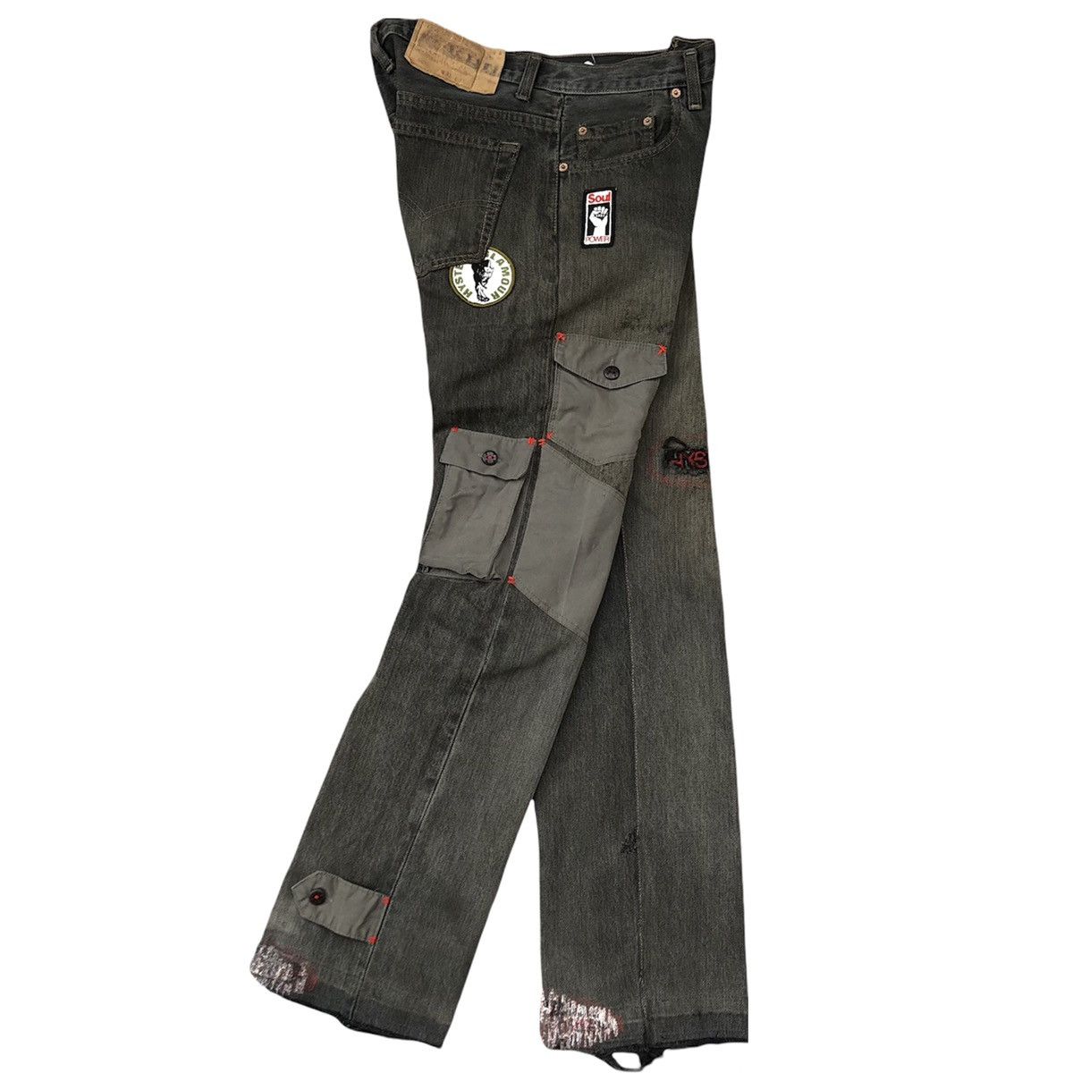 Hysteric Glamour Reworked Hybrid Pants 501 X Hysteric Glamour by Nevertolate Size US 31 - 4 Thumbnail