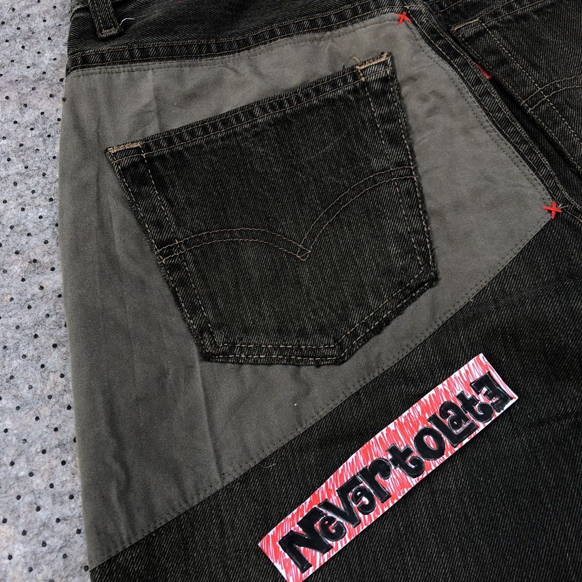 Hysteric Glamour Reworked Hybrid Pants 501 X Hysteric Glamour by Nevertolate Size US 31 - 16 Thumbnail