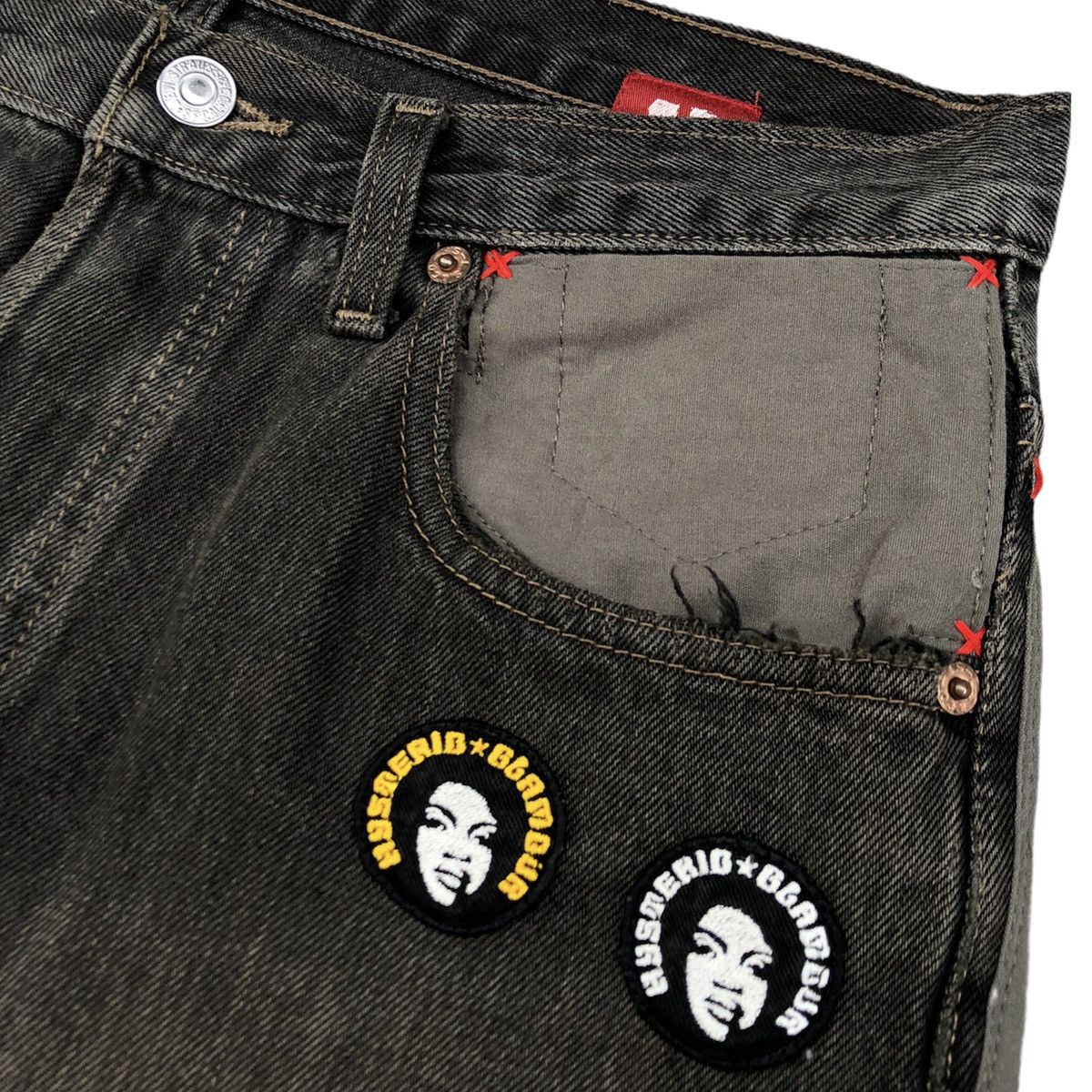 Hysteric Glamour Reworked Hybrid Pants 501 X Hysteric Glamour by Nevertolate Size US 31 - 6 Thumbnail