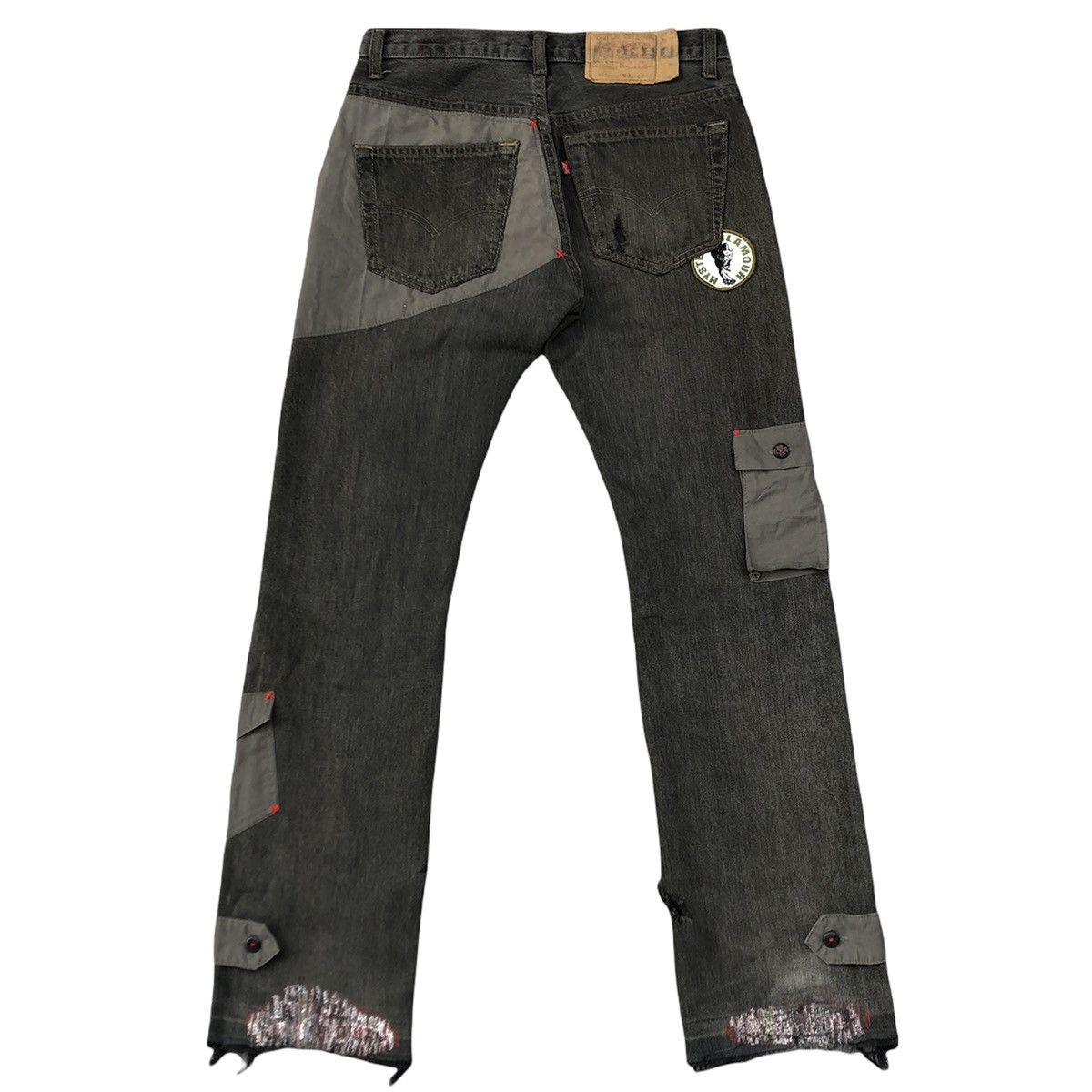 Hysteric Glamour Reworked Hybrid Pants 501 X Hysteric Glamour by Nevertolate Size US 31 - 1 Thumbnail