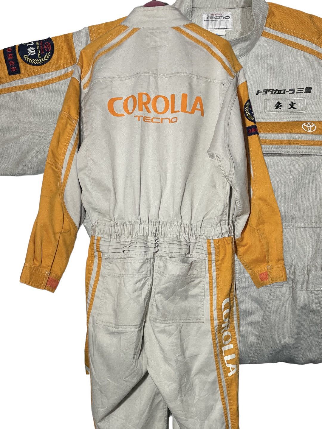 Sports Specialties Vintage Toyota Corolla Tecno First Class Mechanic Overall Size US 33 - 3 Thumbnail