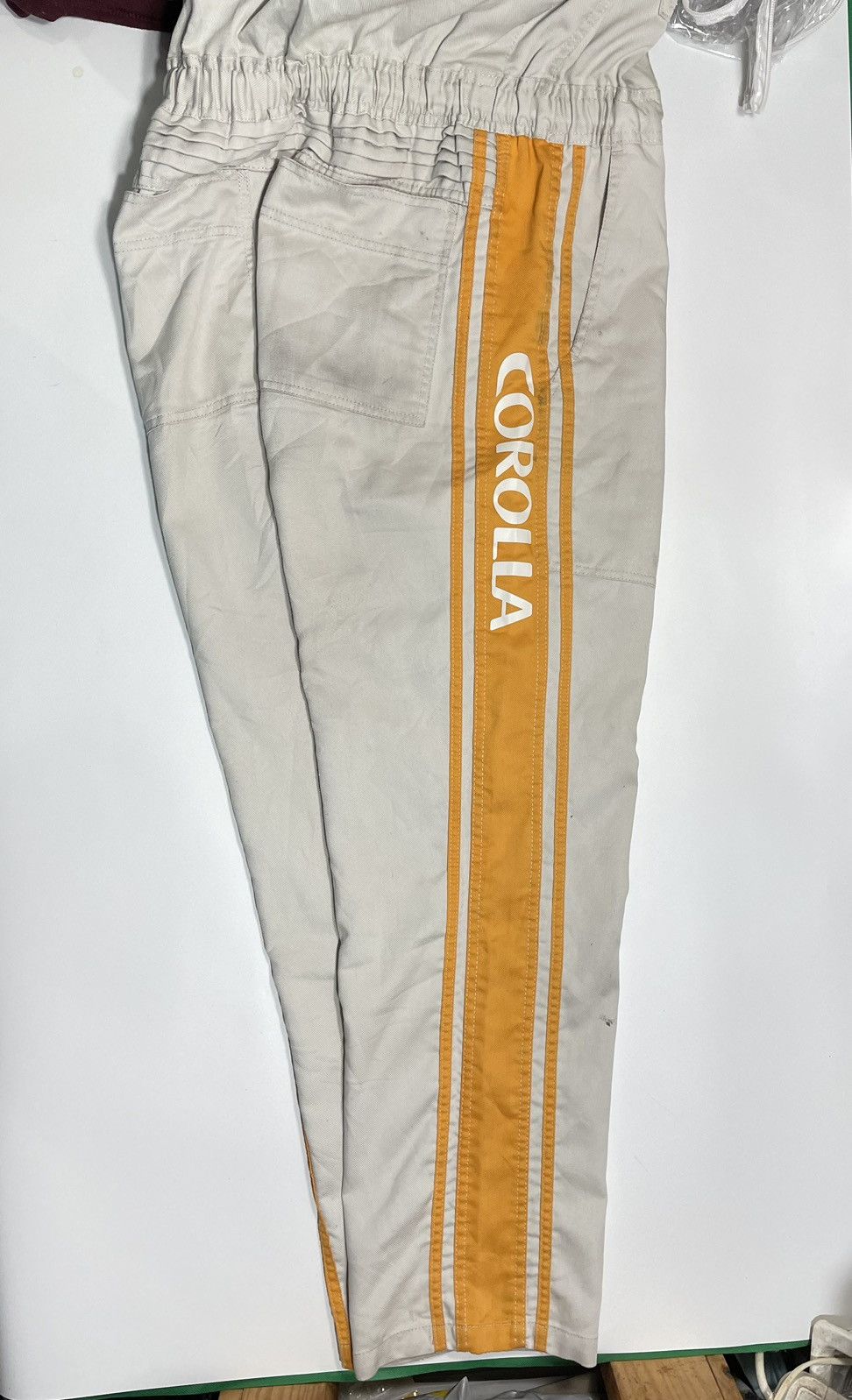 Sports Specialties Vintage Toyota Corolla Tecno First Class Mechanic Overall Size US 33 - 20 Thumbnail
