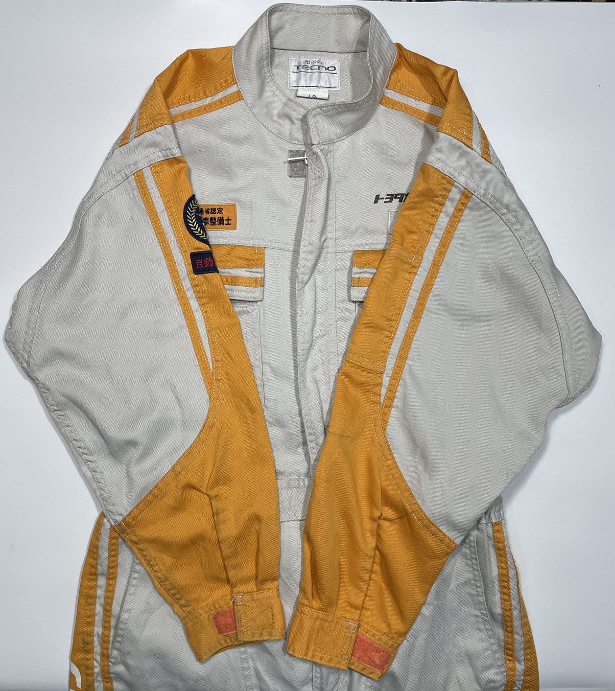 Sports Specialties Vintage Toyota Corolla Tecno First Class Mechanic Overall Size US 33 - 17 Thumbnail