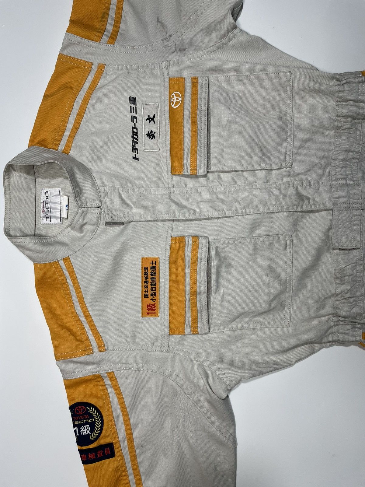 Sports Specialties Vintage Toyota Corolla Tecno First Class Mechanic Overall Size US 33 - 15 Thumbnail