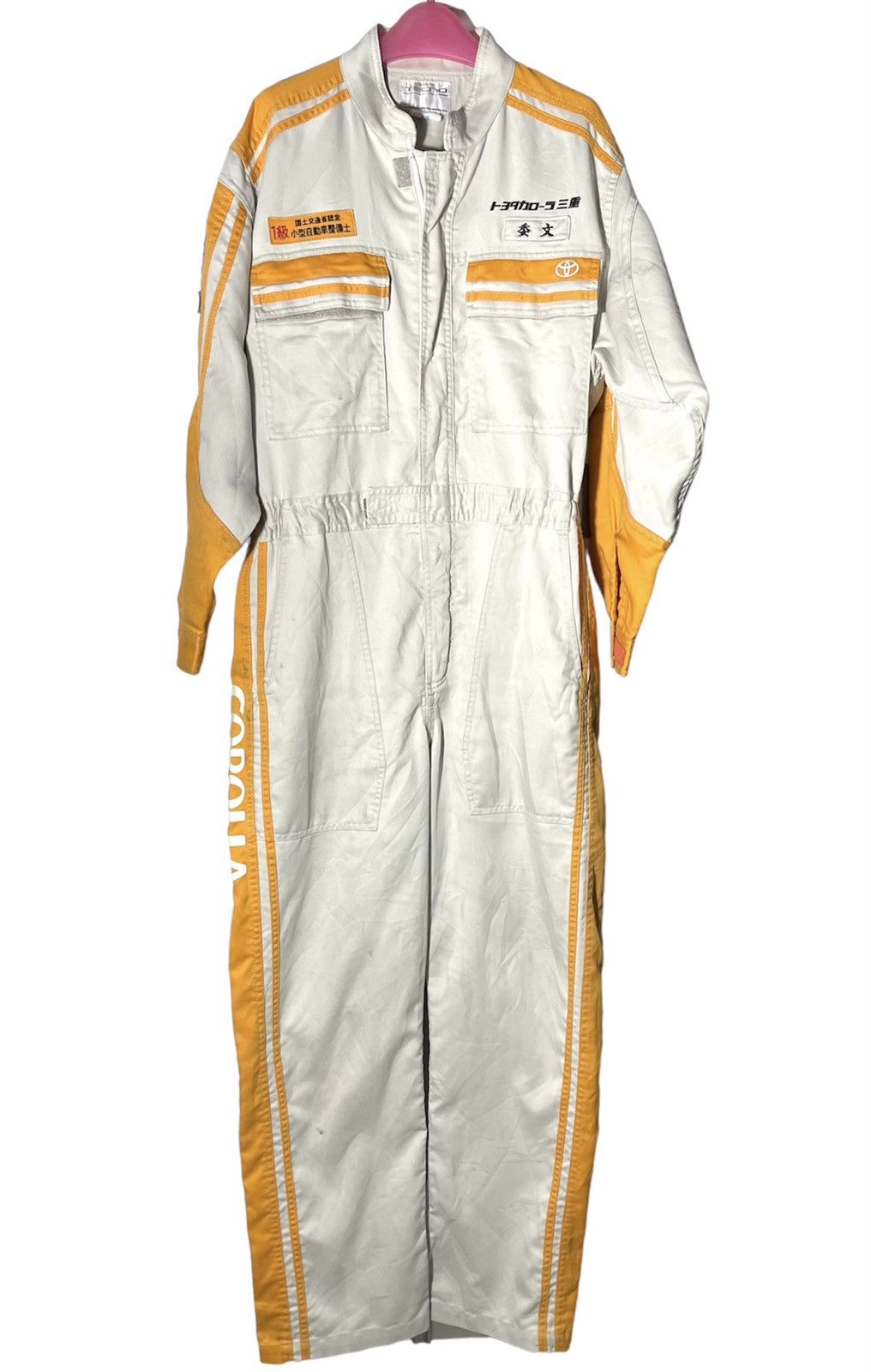 Sports Specialties Vintage Toyota Corolla Tecno First Class Mechanic Overall Size US 33 - 6 Thumbnail